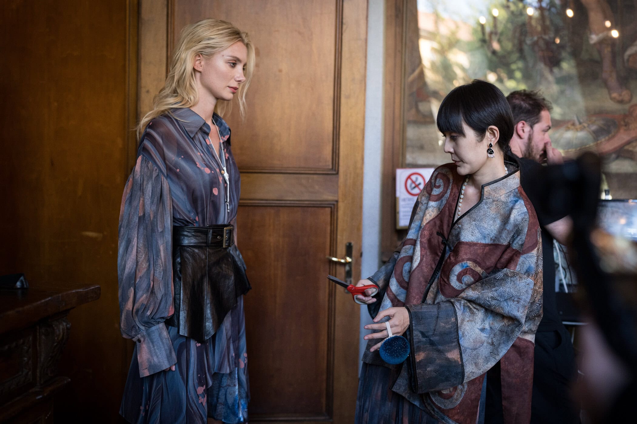 Zifei Wang Spring 2027 Fashion Show Backstage