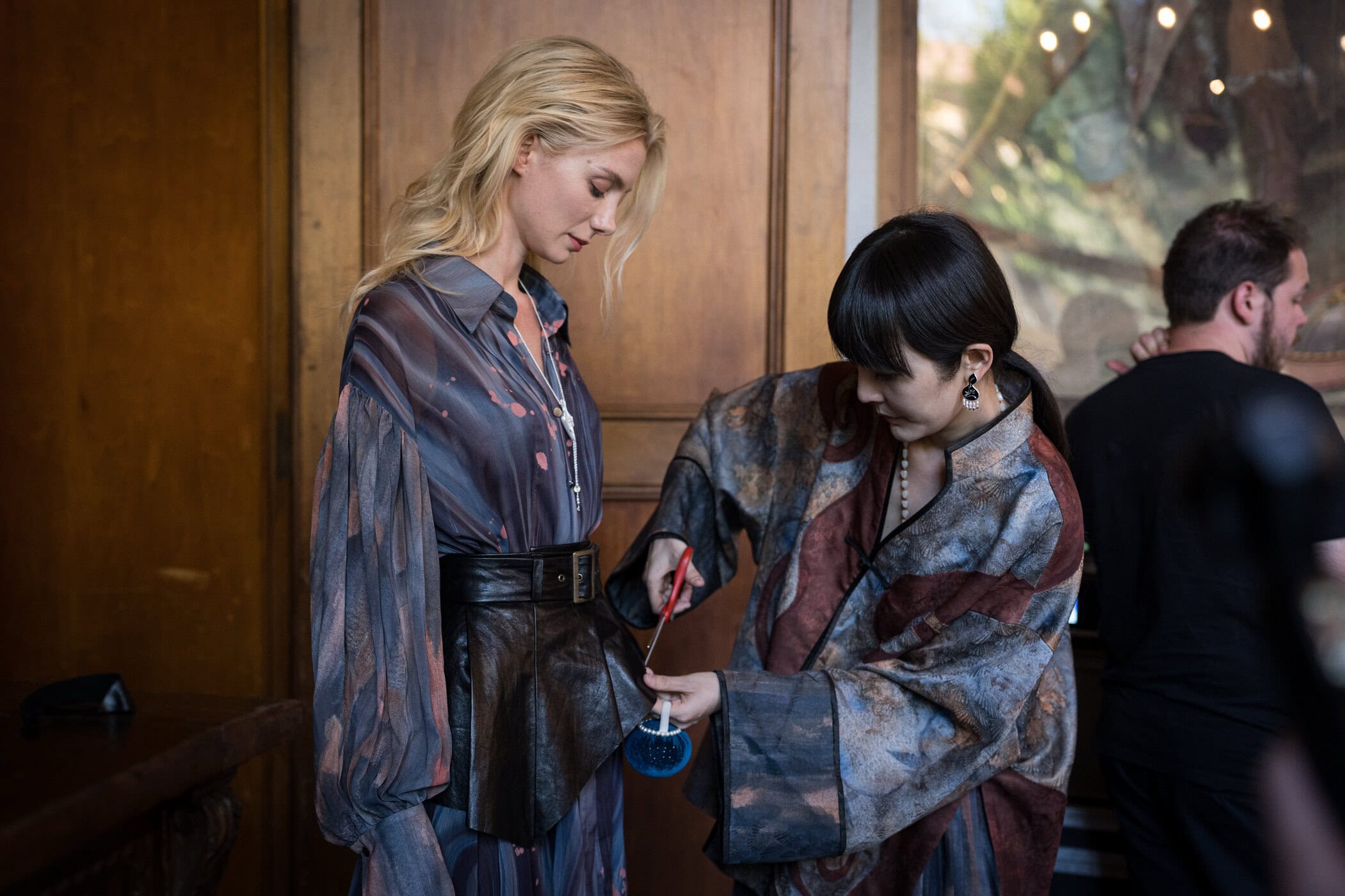 Zifei Wang Spring 2027 Fashion Show Backstage