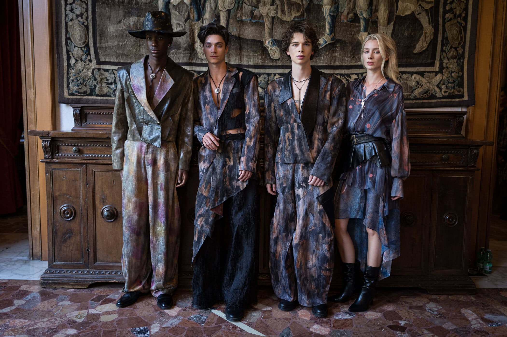 Zifei Wang Spring 2027 Fashion Show Backstage
