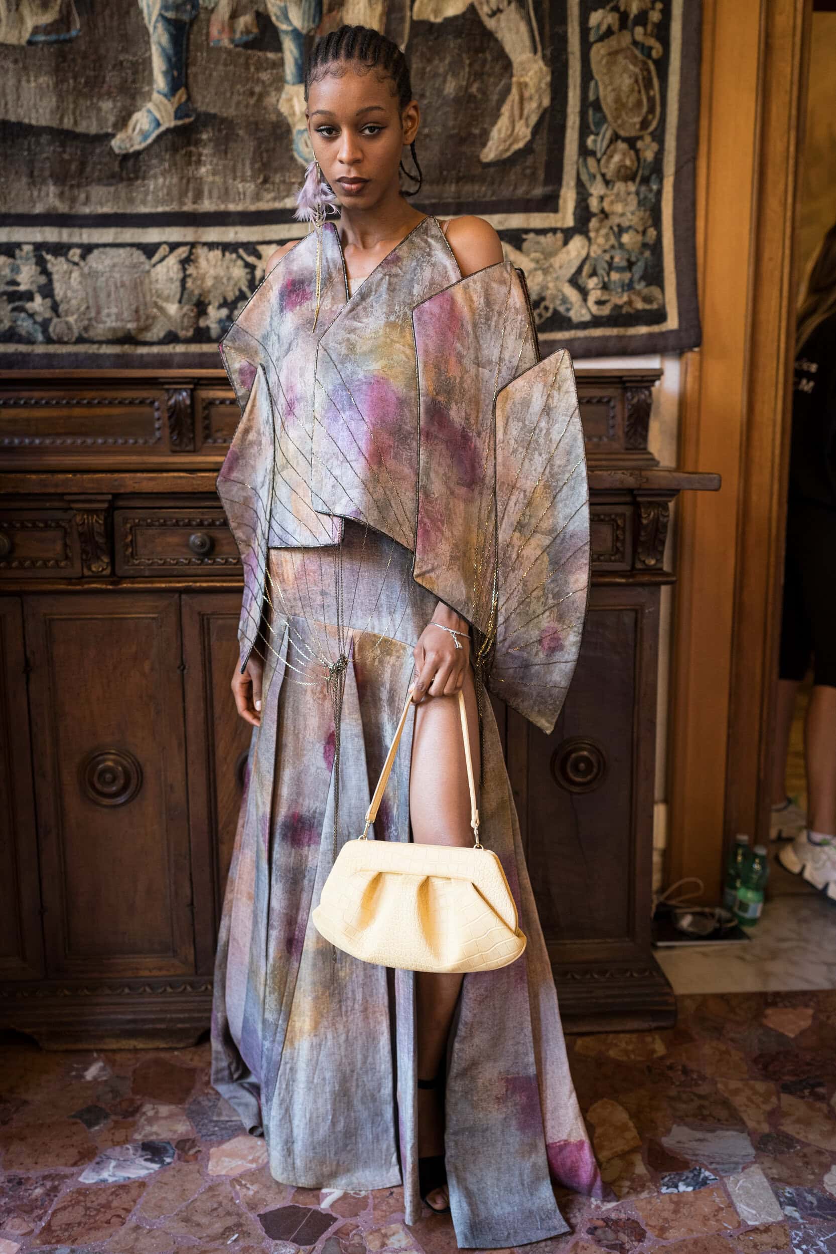 Zifei Wang Spring 2027 Fashion Show Backstage