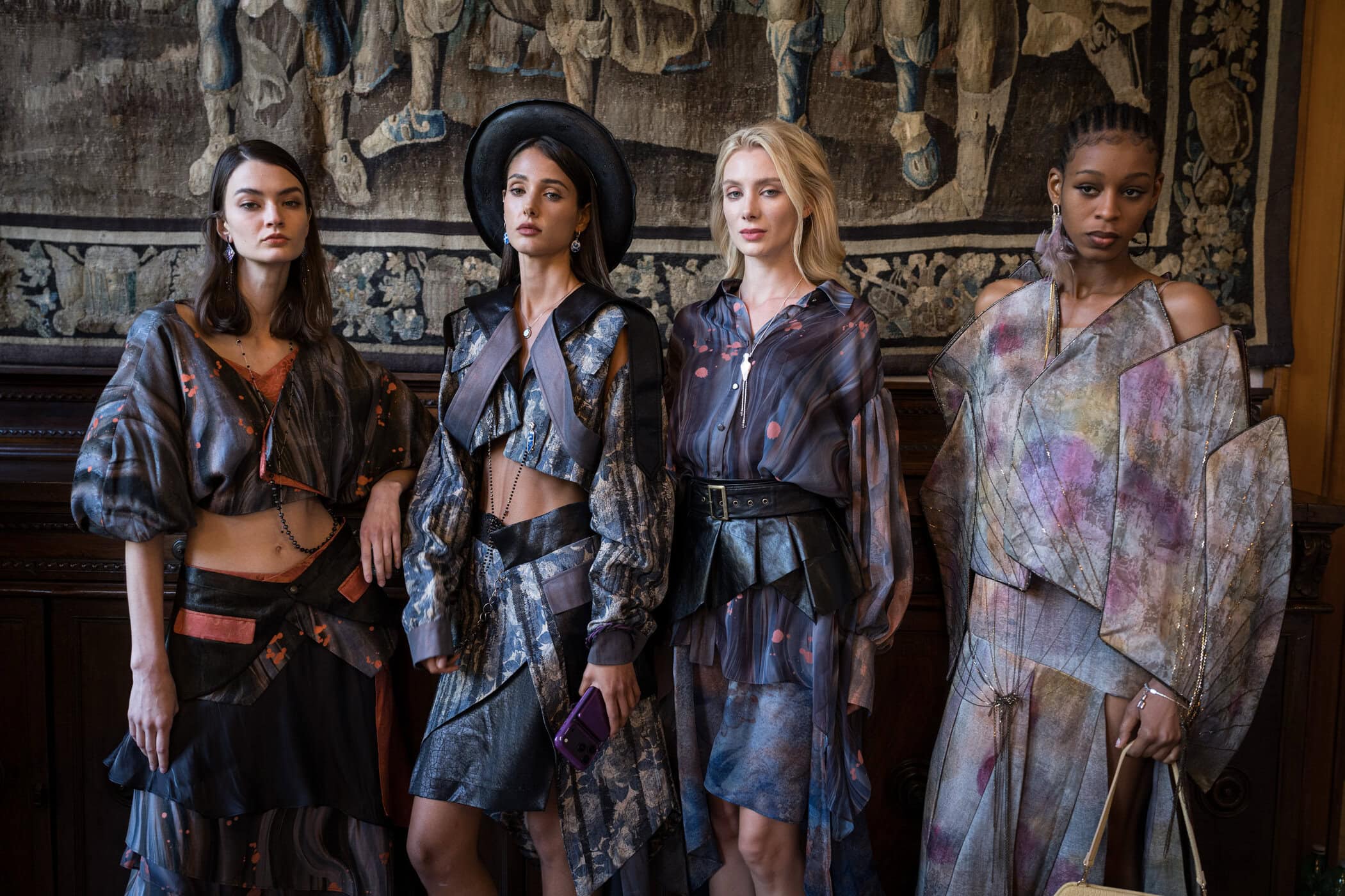 Zifei Wang Spring 2027 Fashion Show Backstage