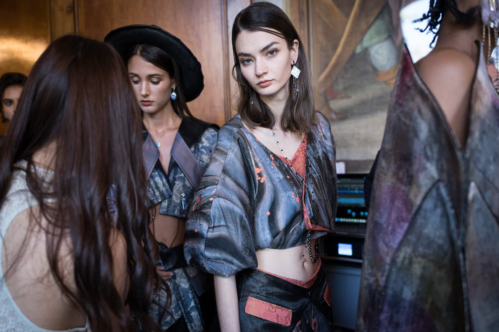 Zifei Wang Spring 2027 Fashion Show Backstage