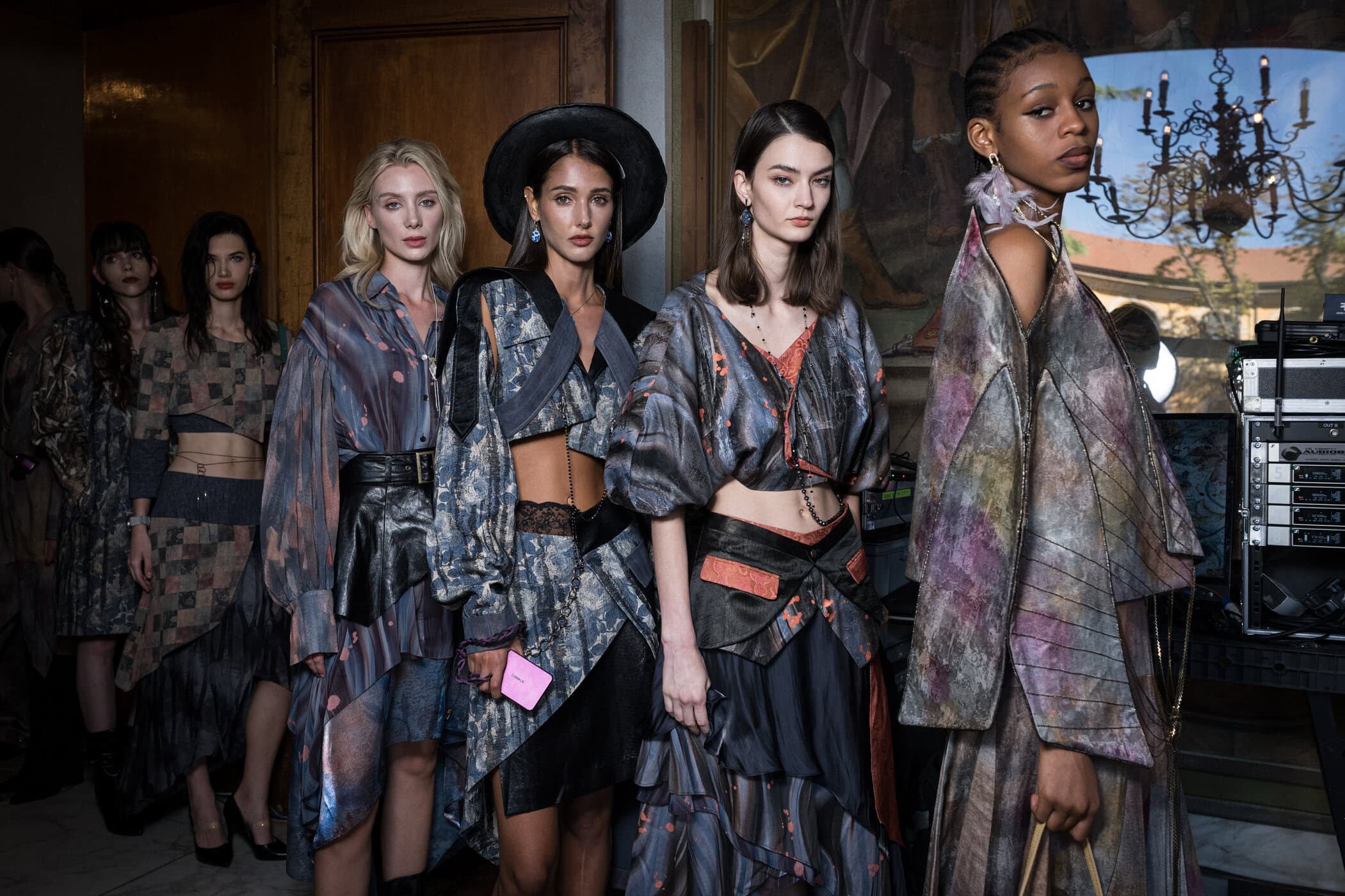 Zifei Wang Spring 2027 Fashion Show Backstage