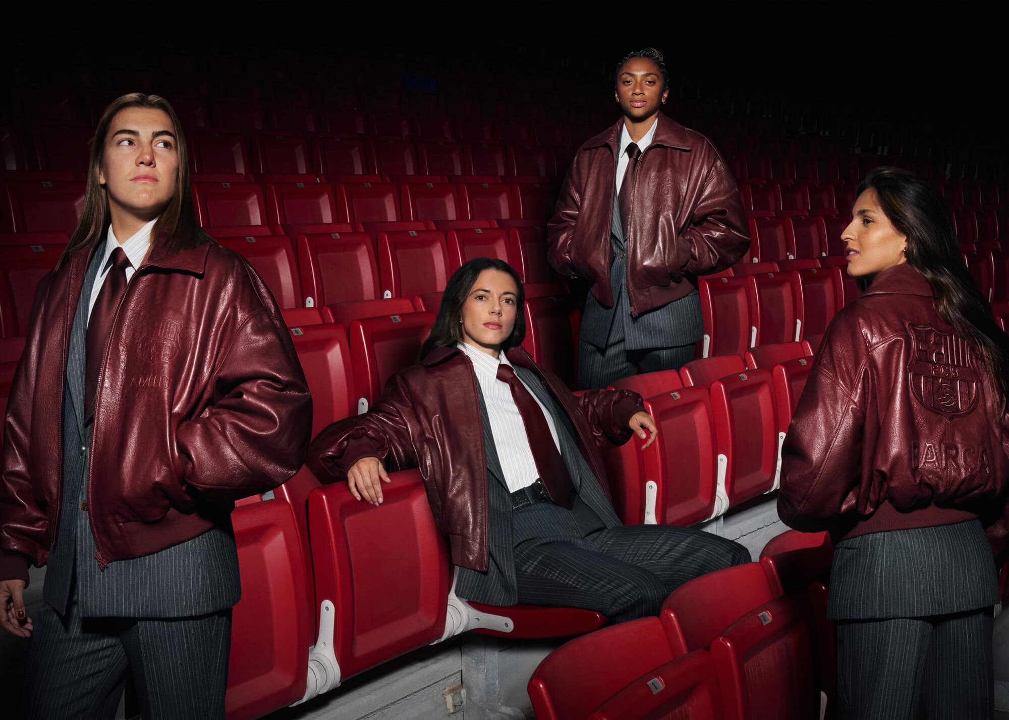 Amiri Expands FC Barcelona Partnership With Women's First Team Formalwear