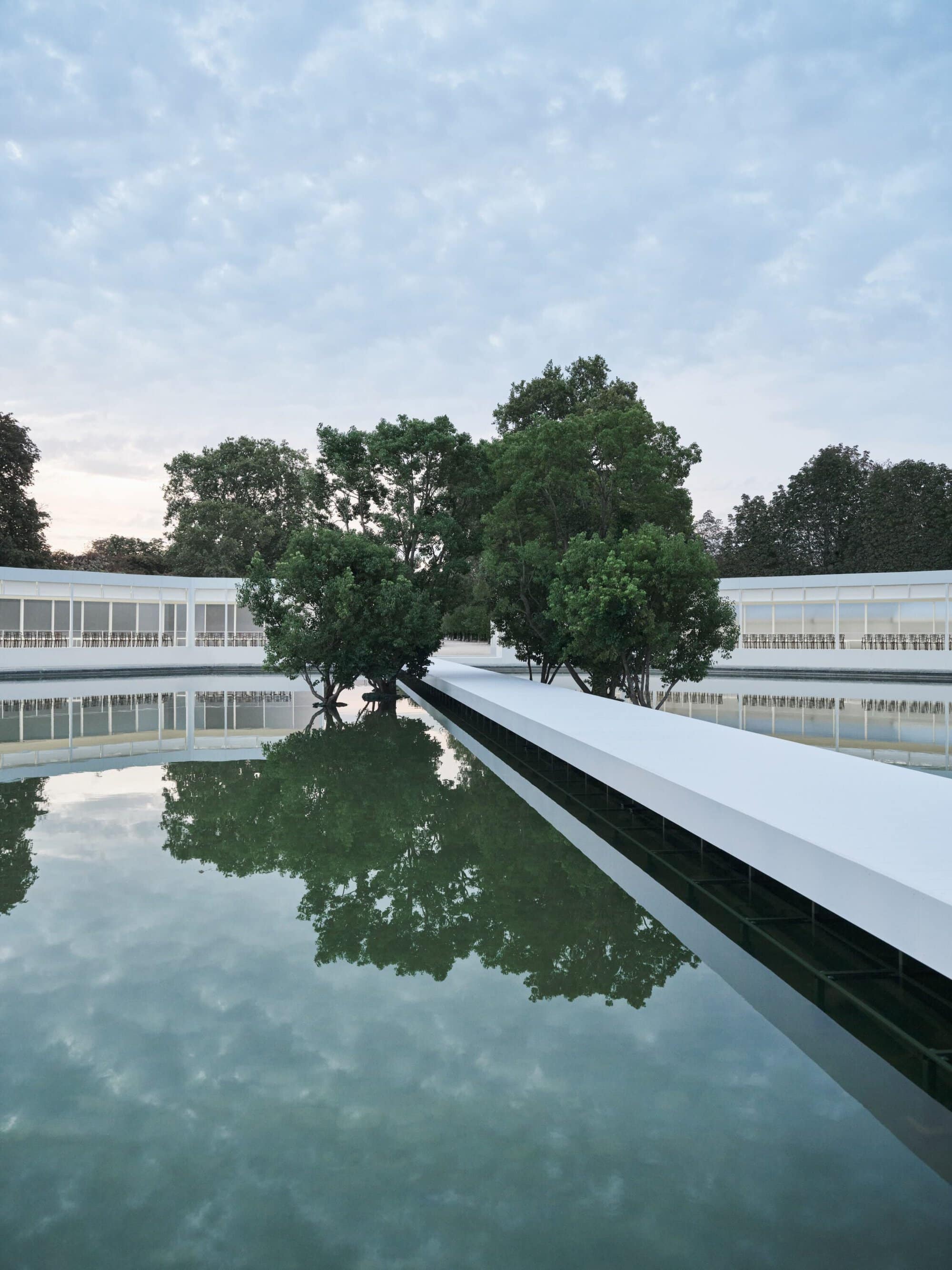 Dior spring 2027 fashion show set