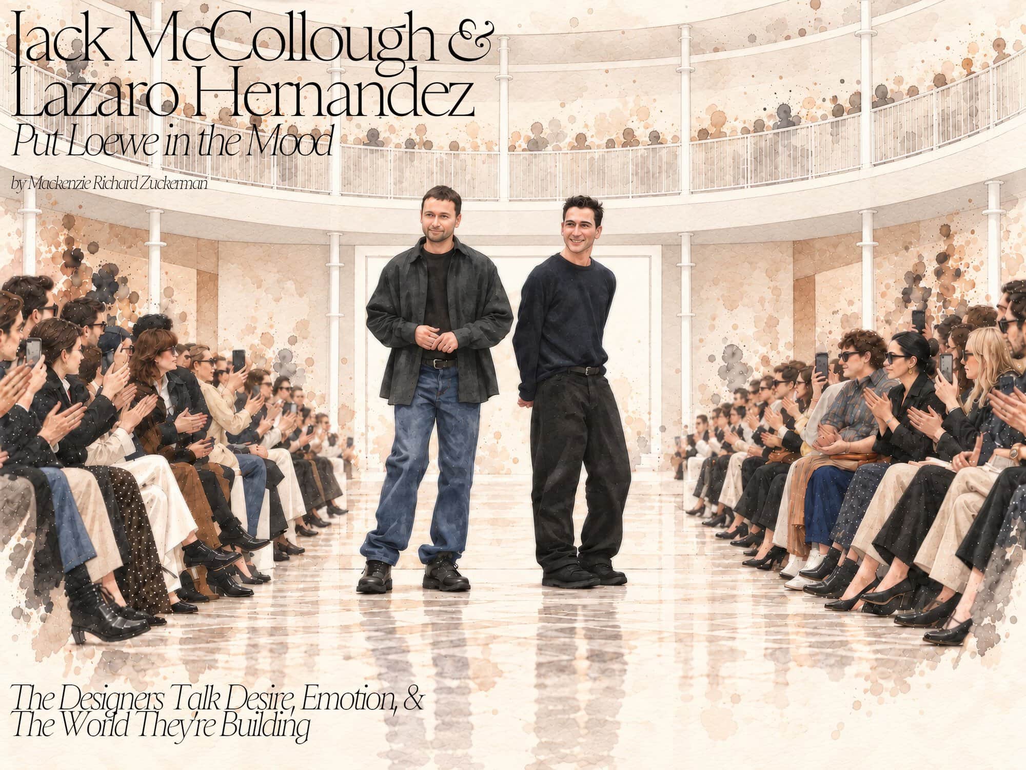 Jack McCollough and Lazaro Hernandez - Loewe designers copy