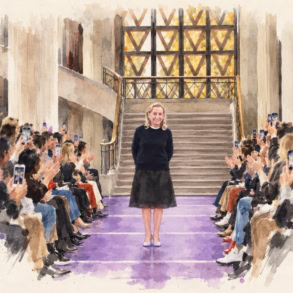 The Designer Miuccia Prada at Miu Miu Spring 2027