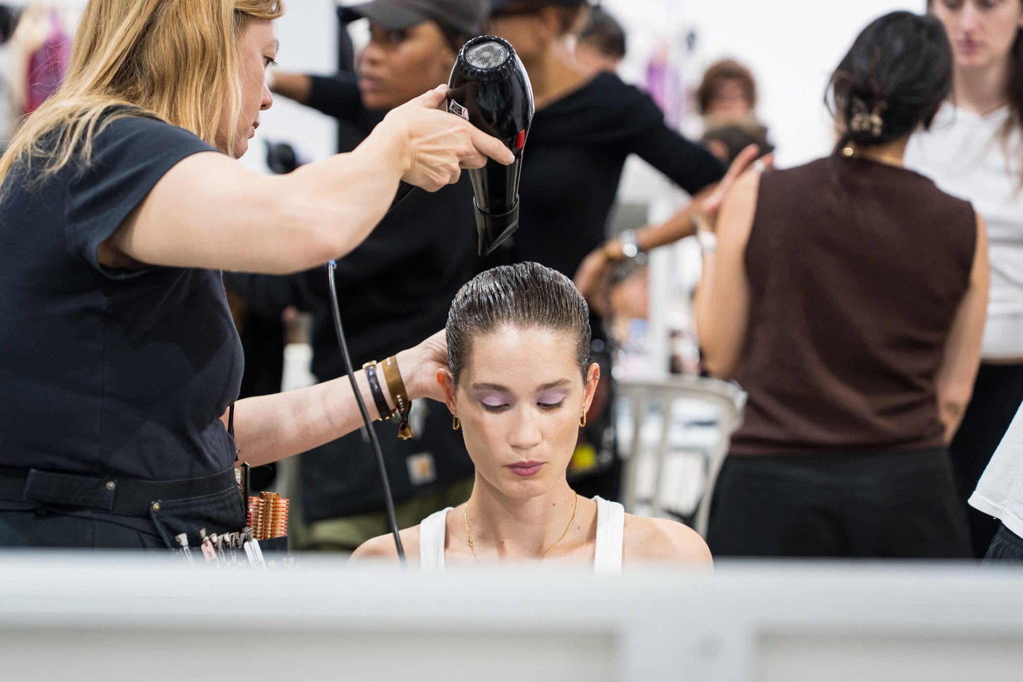 Akris Spring 2027 Fashion Show Backstage