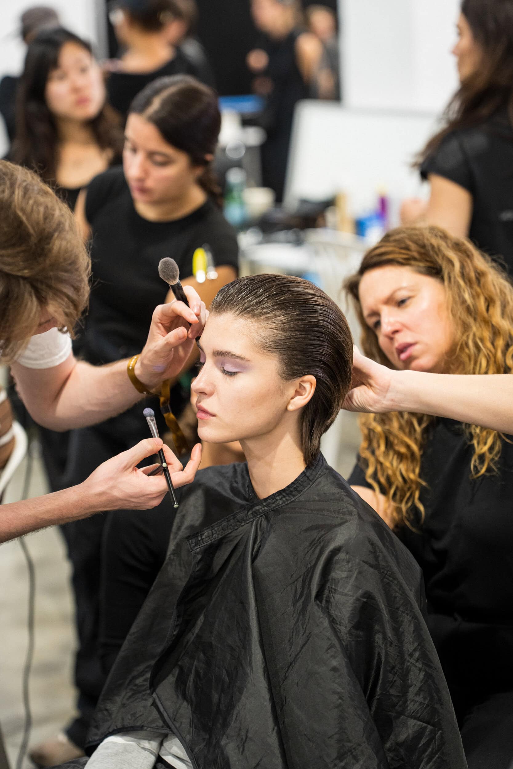 Akris Spring 2027 Fashion Show Backstage