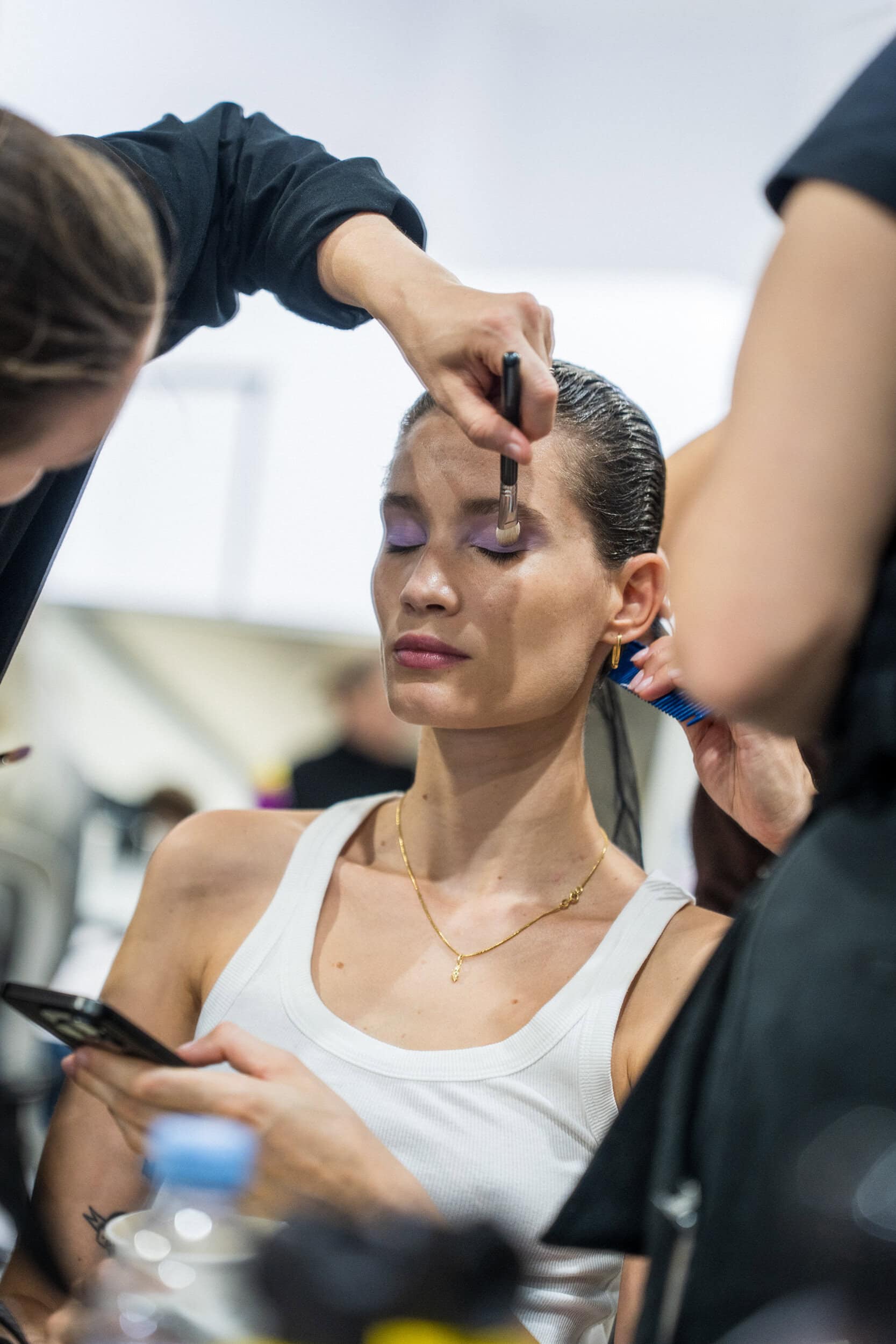 Akris Spring 2027 Fashion Show Backstage