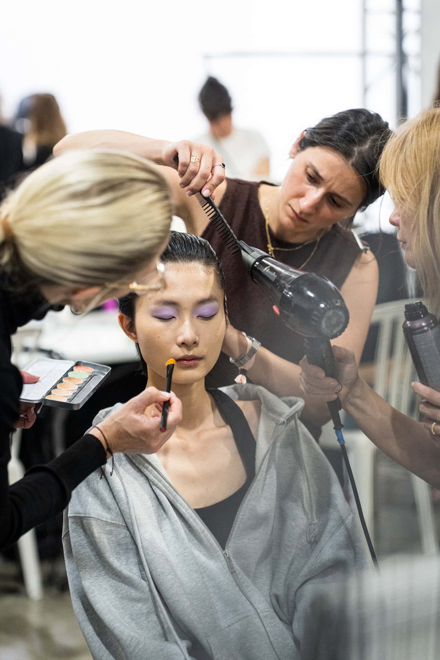 Akris Spring 2027 Fashion Show Backstage