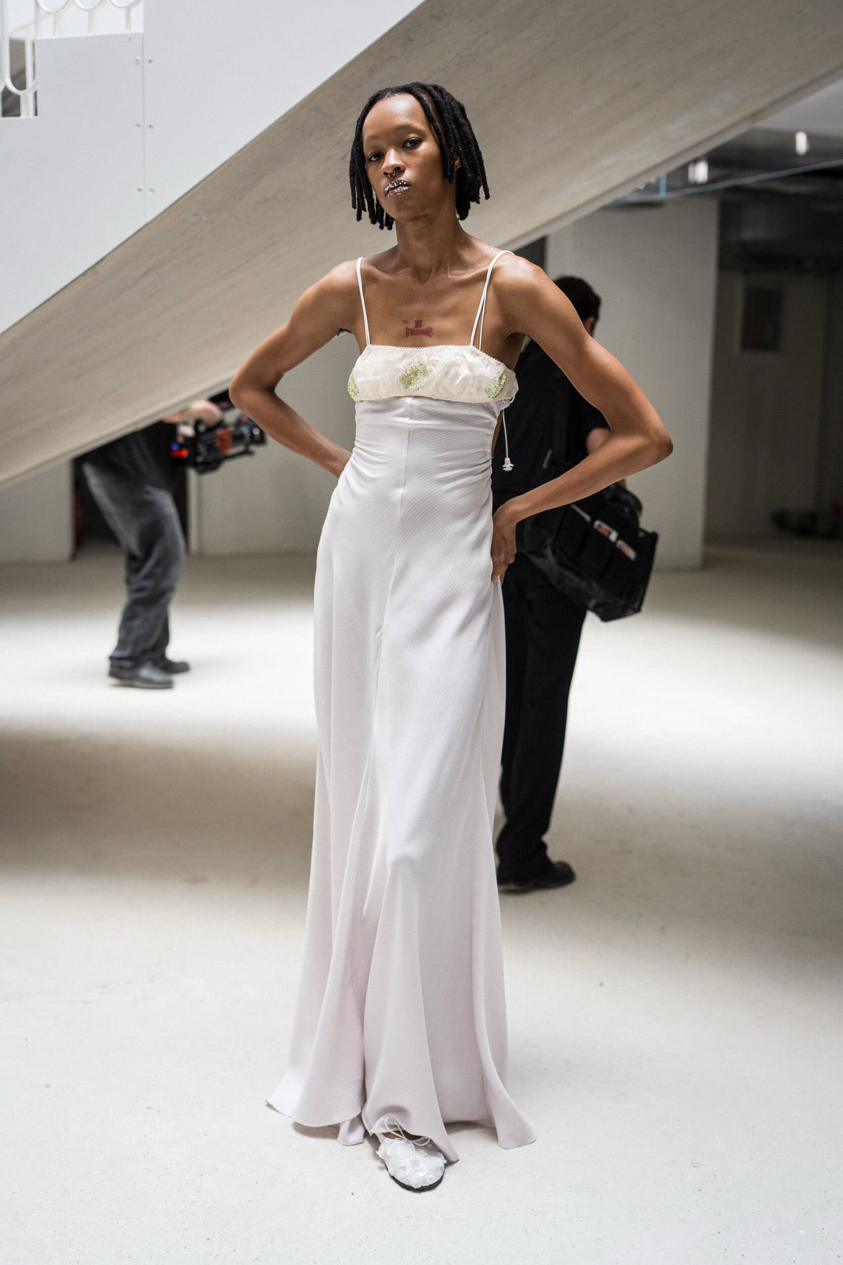 Cecilie Bahnsen Spring 2027 Fashion Show Backstage