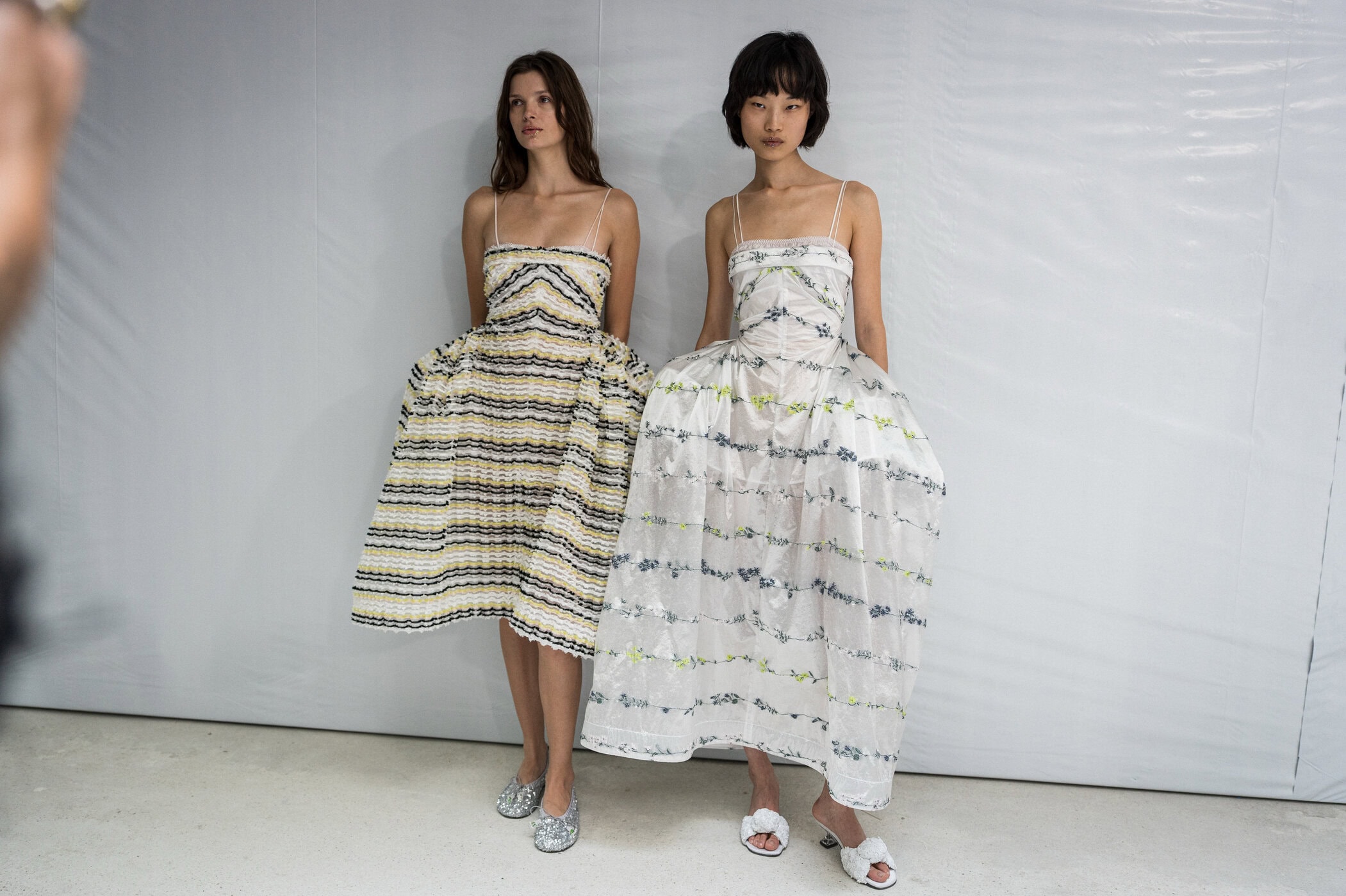 Cecilie Bahnsen Spring 2027 Fashion Show Backstage