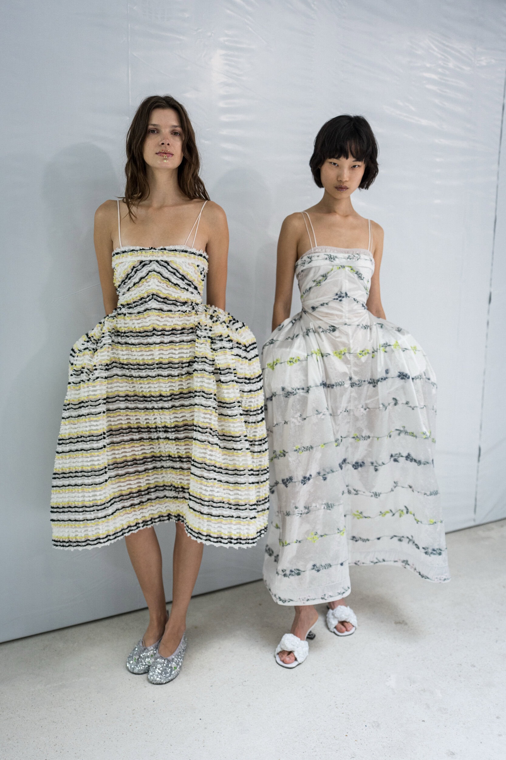 Cecilie Bahnsen Spring 2027 Fashion Show Backstage
