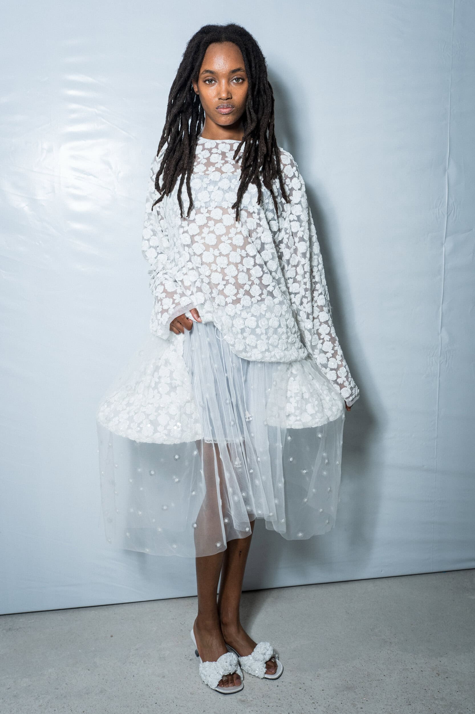 Cecilie Bahnsen Spring 2027 Fashion Show Backstage