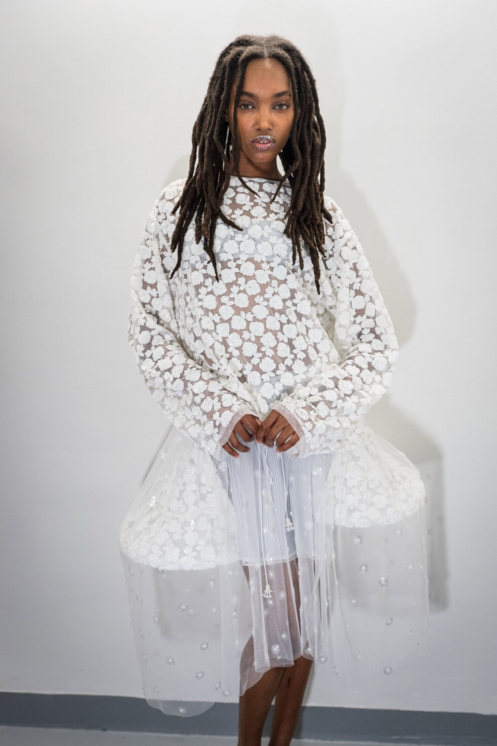Cecilie Bahnsen Spring 2027 Fashion Show Backstage