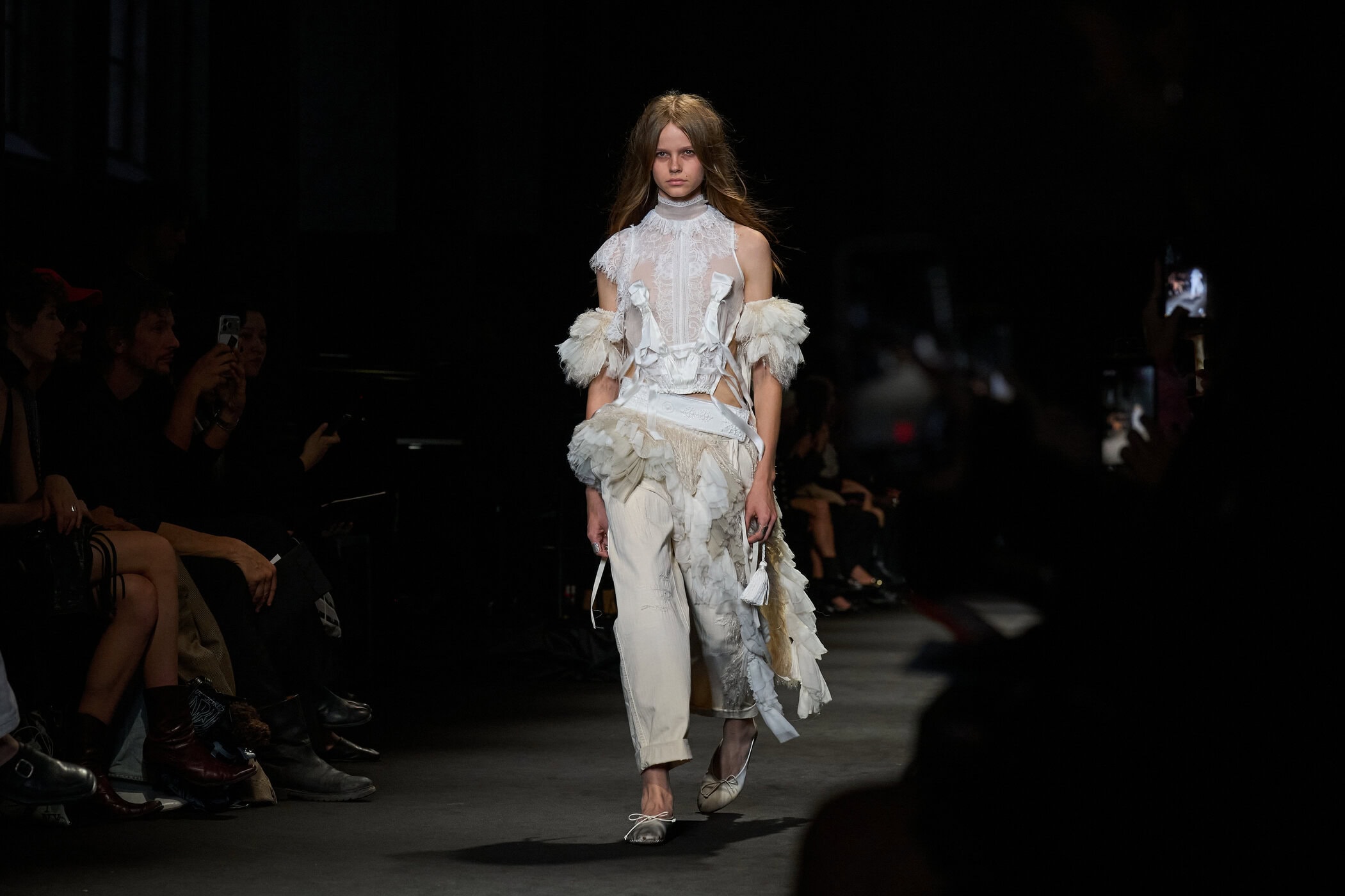 Ann Demeulemeester Spring 2027 Fashion Show Atmosphere