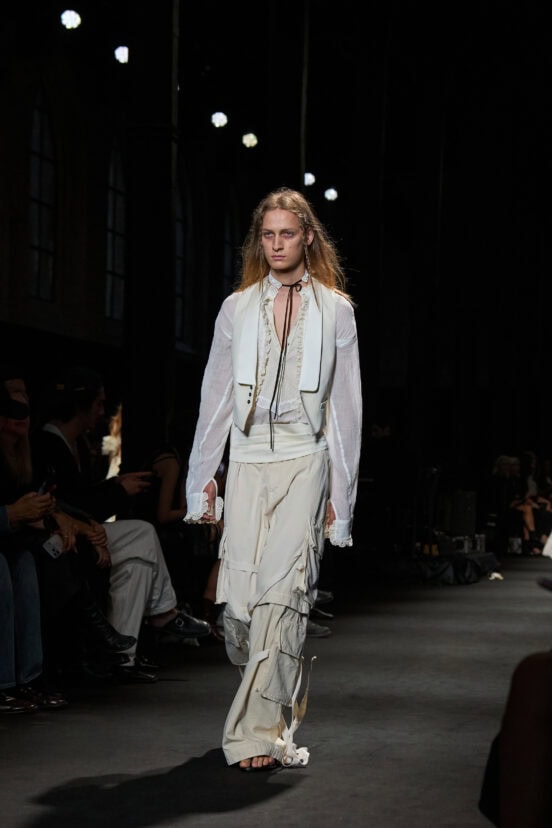 Ann Demeulemeester Spring 2027 Fashion Show Atmosphere