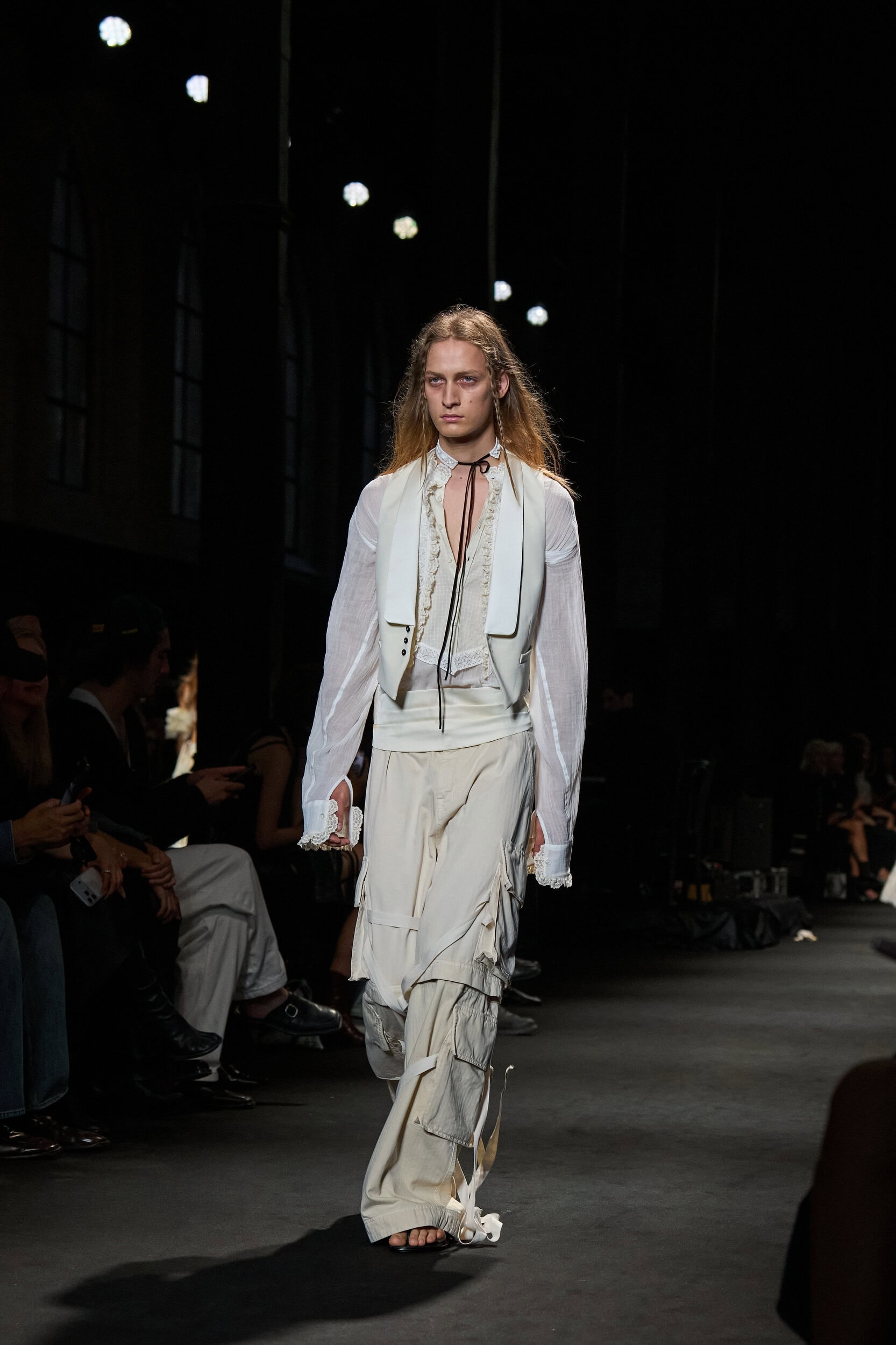 Ann Demeulemeester Spring 2027 Fashion Show Atmosphere