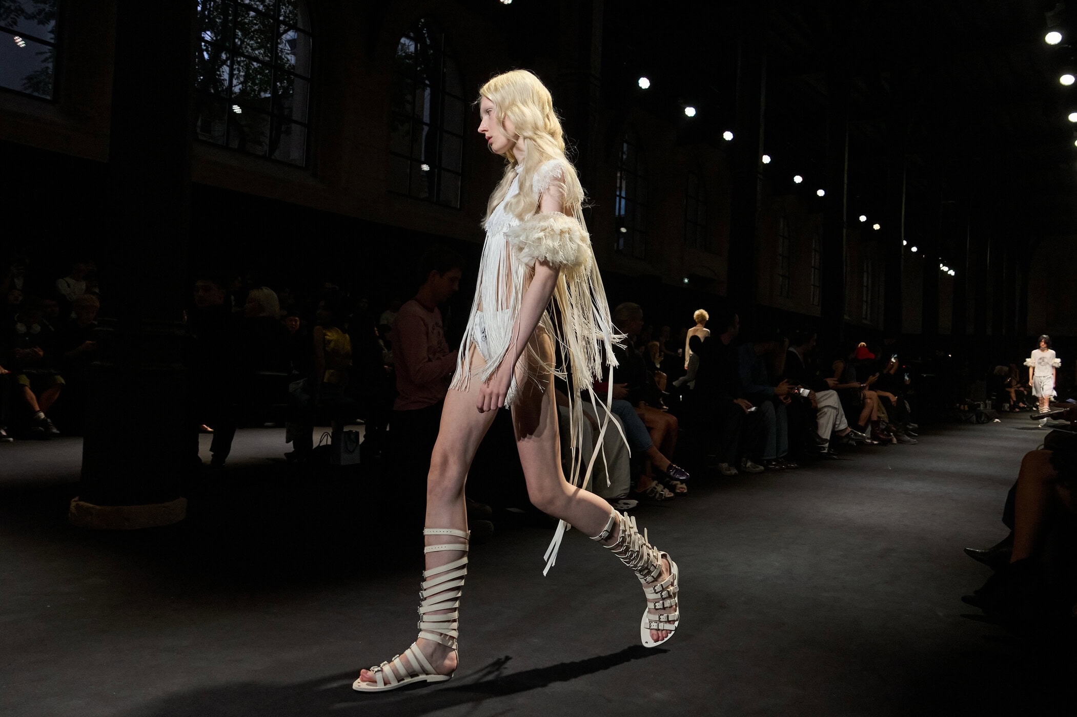 Ann Demeulemeester Spring 2027 Fashion Show Atmosphere