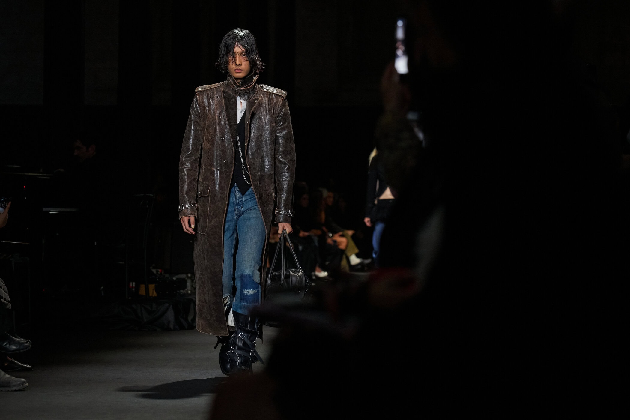 Ann Demeulemeester Spring 2027 Fashion Show Atmosphere