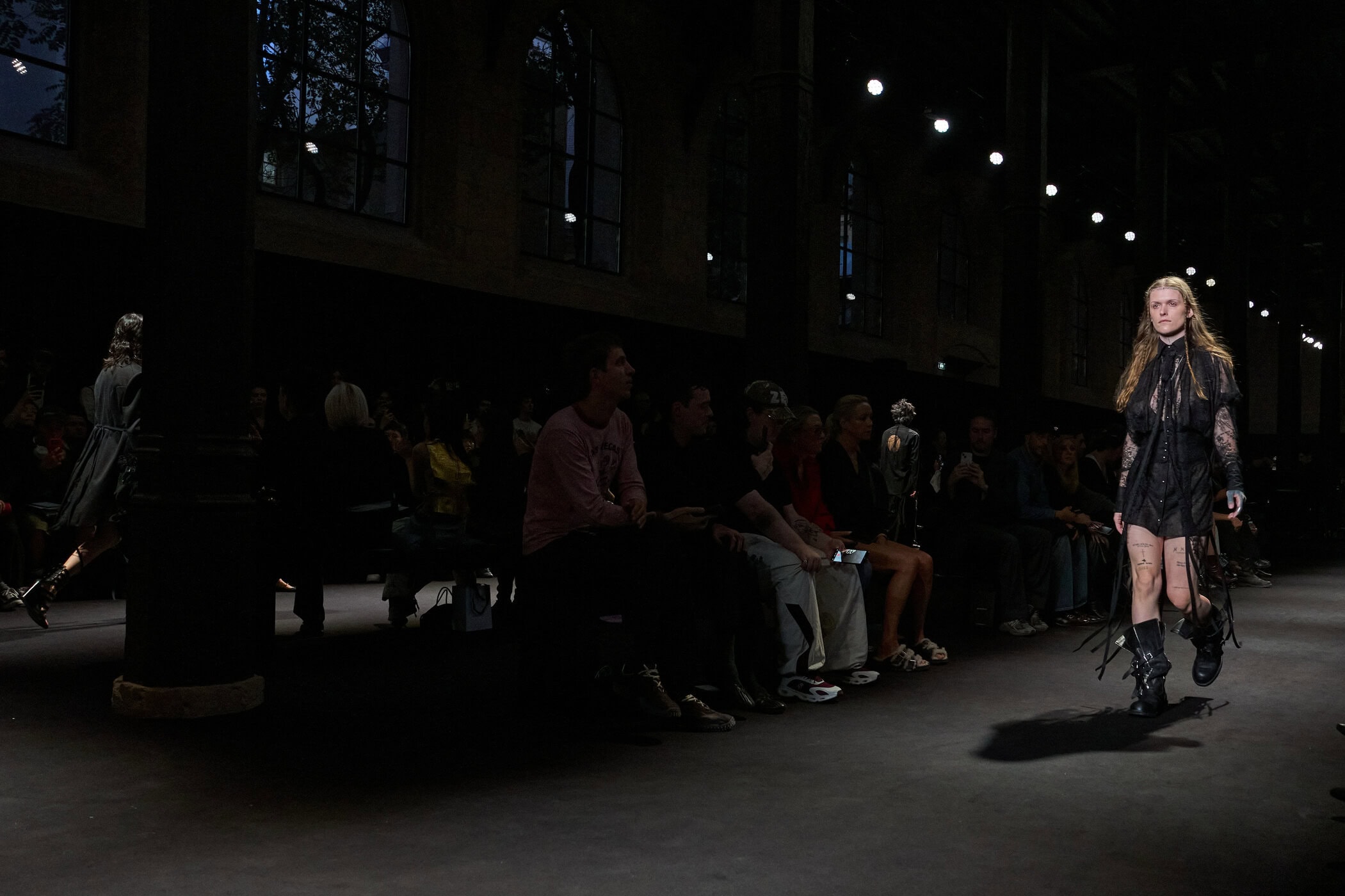 Ann Demeulemeester Spring 2027 Fashion Show Atmosphere