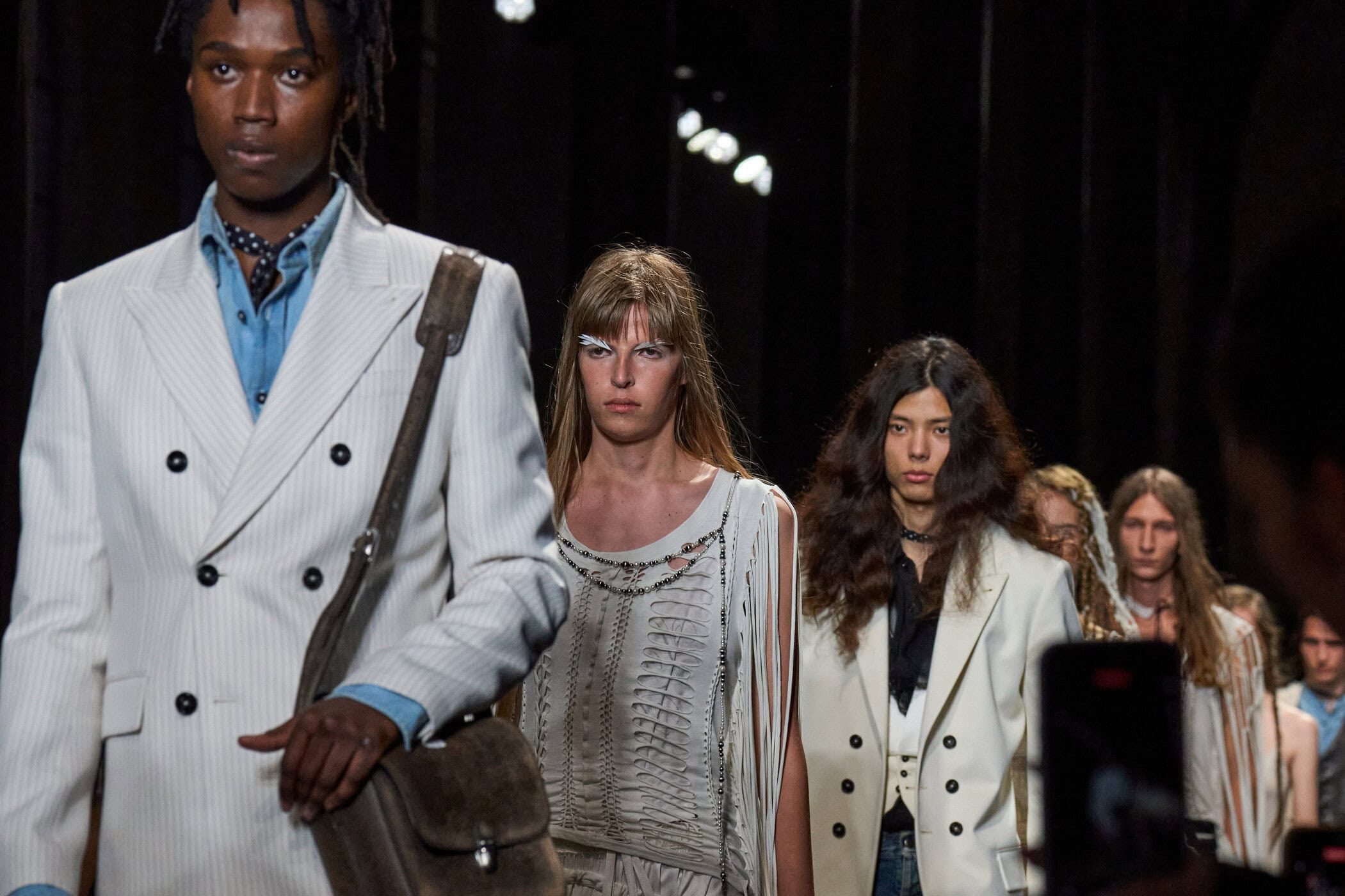 Ann Demeulemeester Spring 2027 Fashion Show Atmosphere