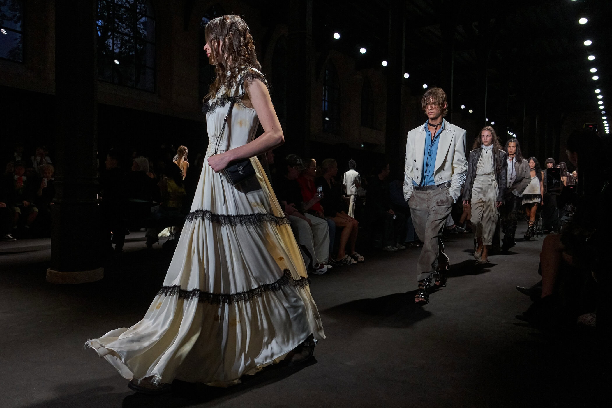 Ann Demeulemeester Spring 2027 Fashion Show Atmosphere