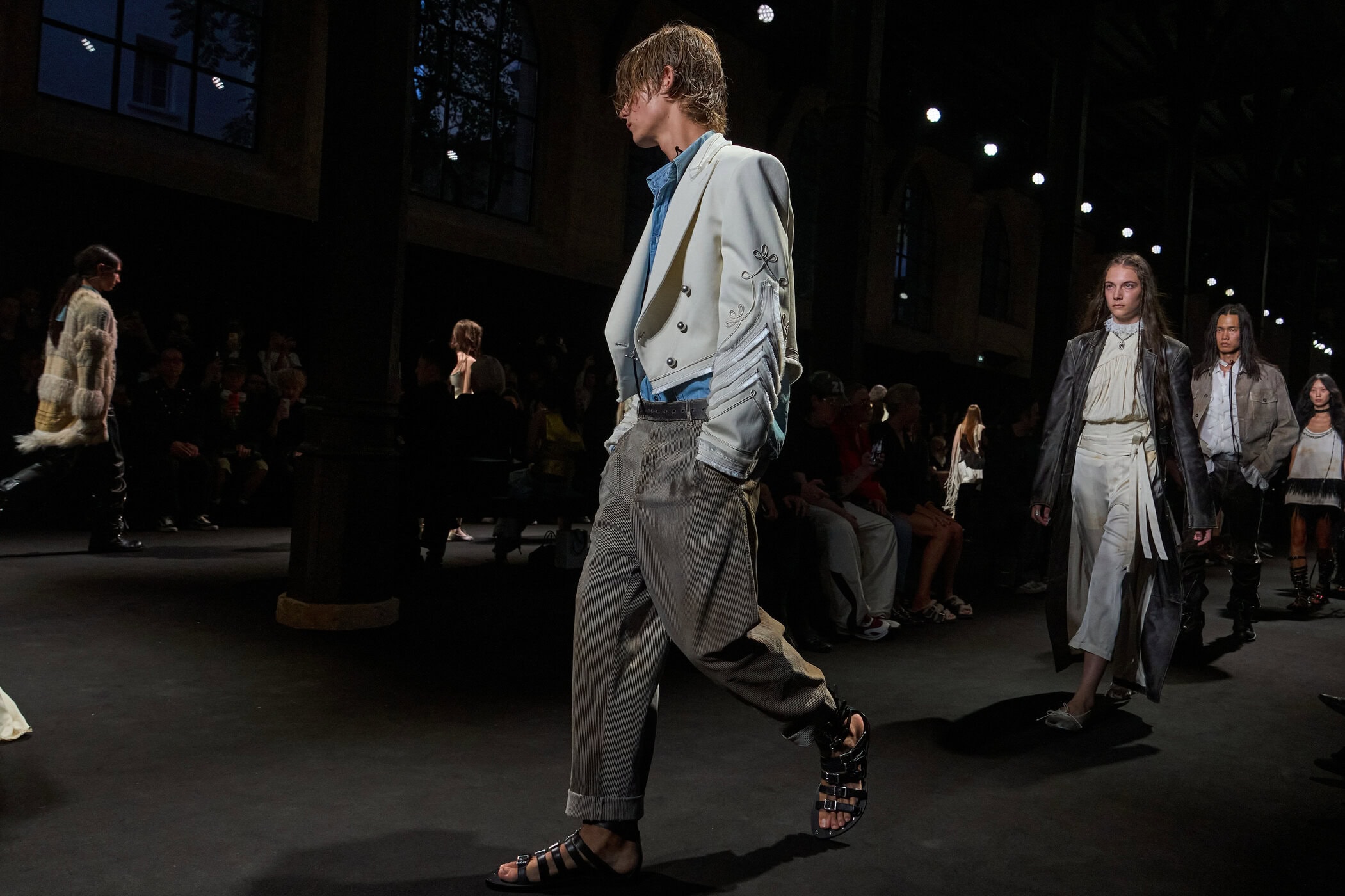 Ann Demeulemeester Spring 2027 Fashion Show Atmosphere