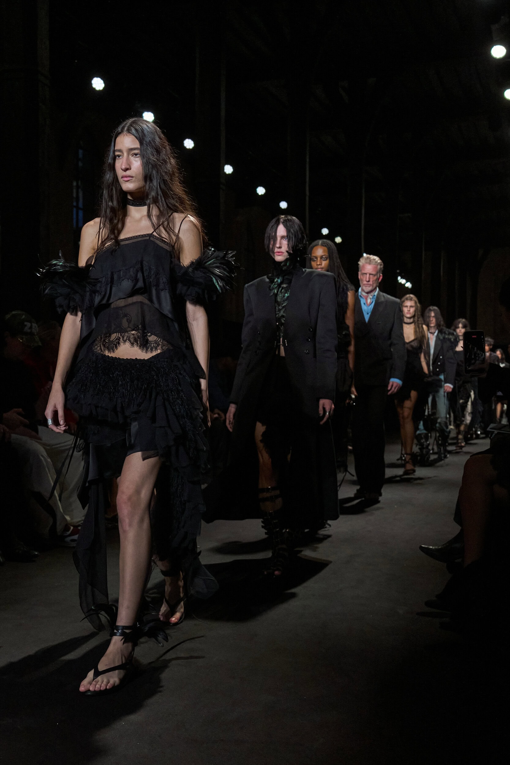 Ann Demeulemeester Spring 2027 Fashion Show Atmosphere
