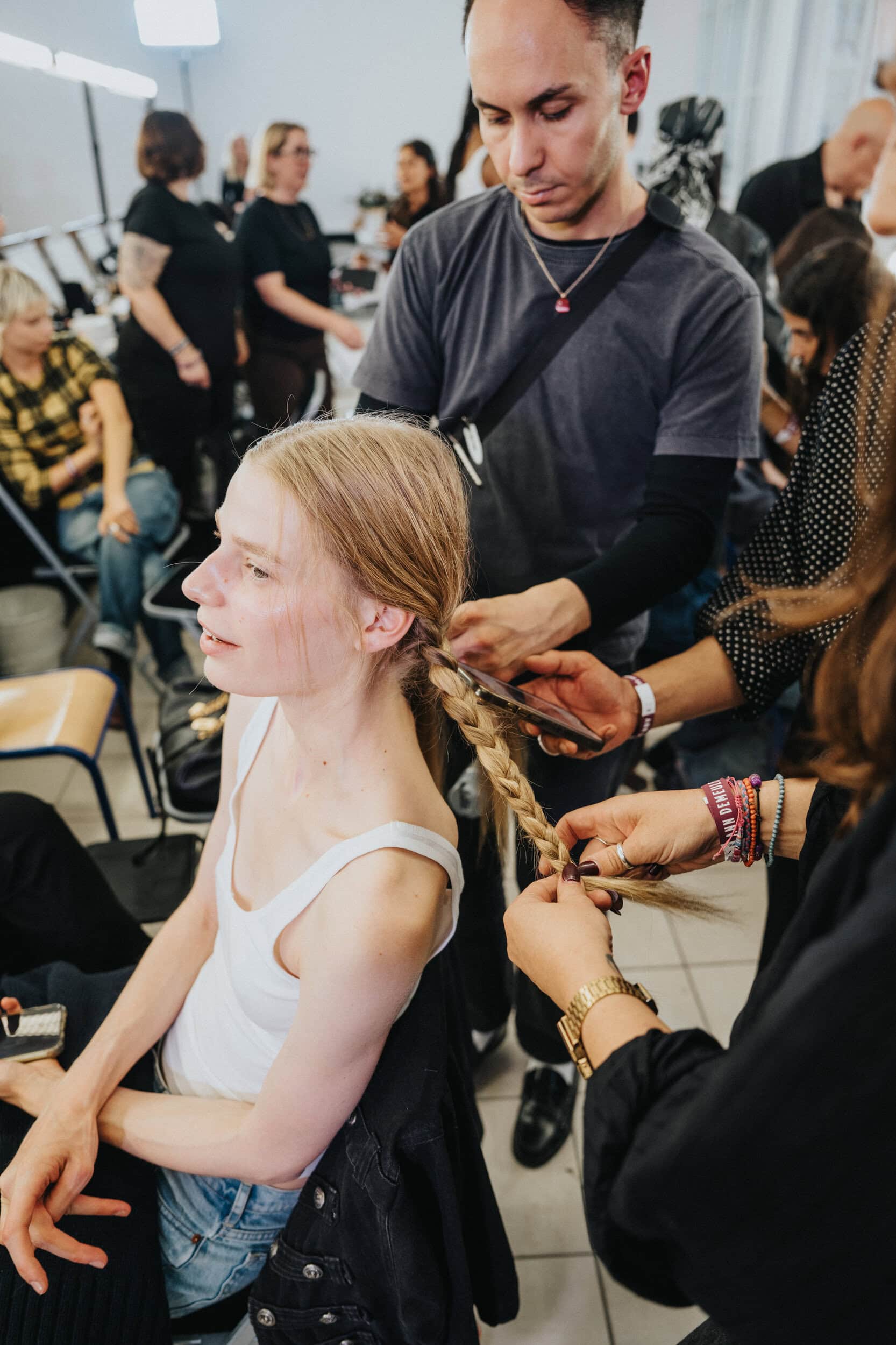 Ann Demeulemeester Spring 2027 Fashion Show Backstage