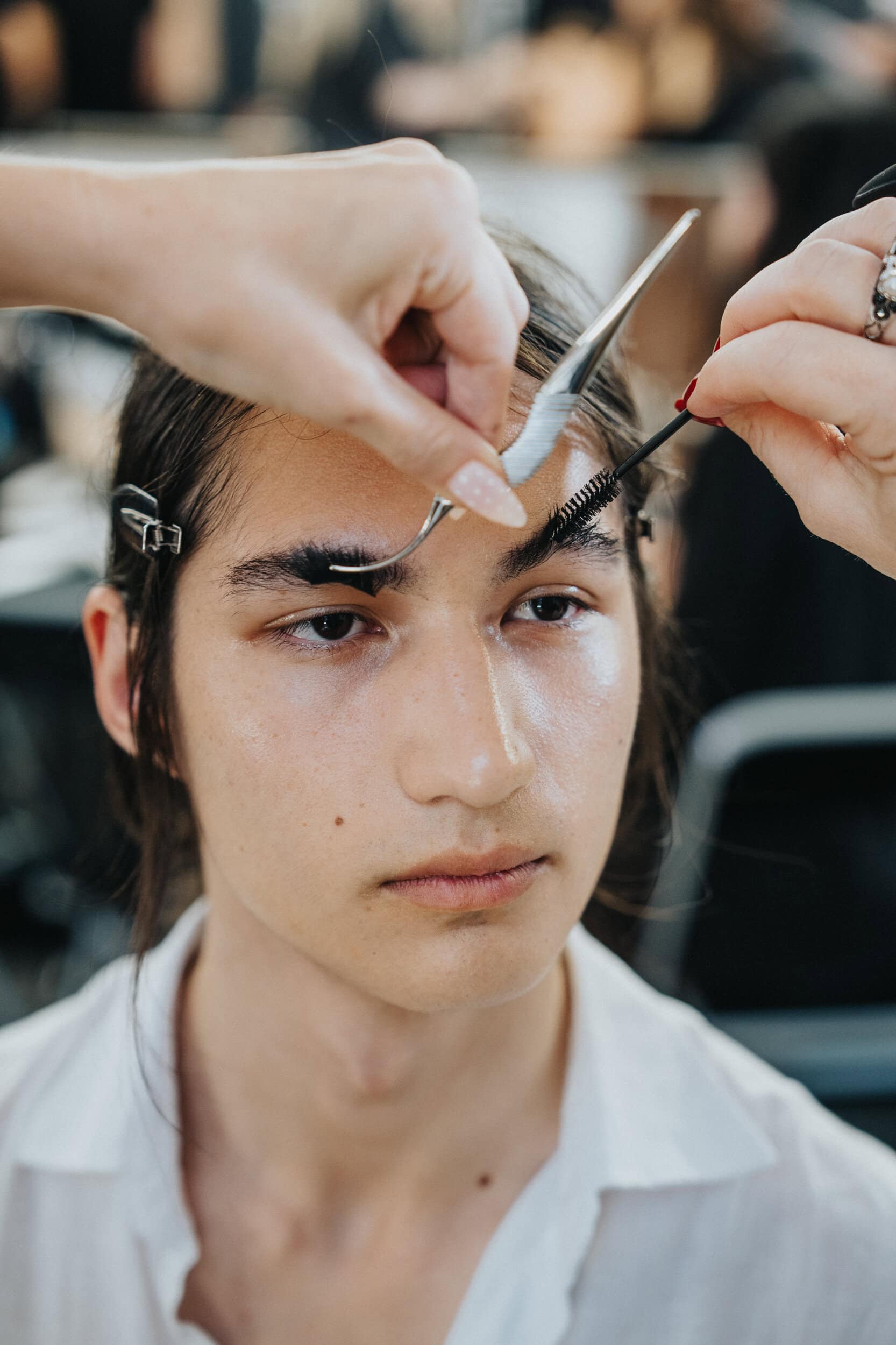 Ann Demeulemeester Spring 2027 Fashion Show Backstage