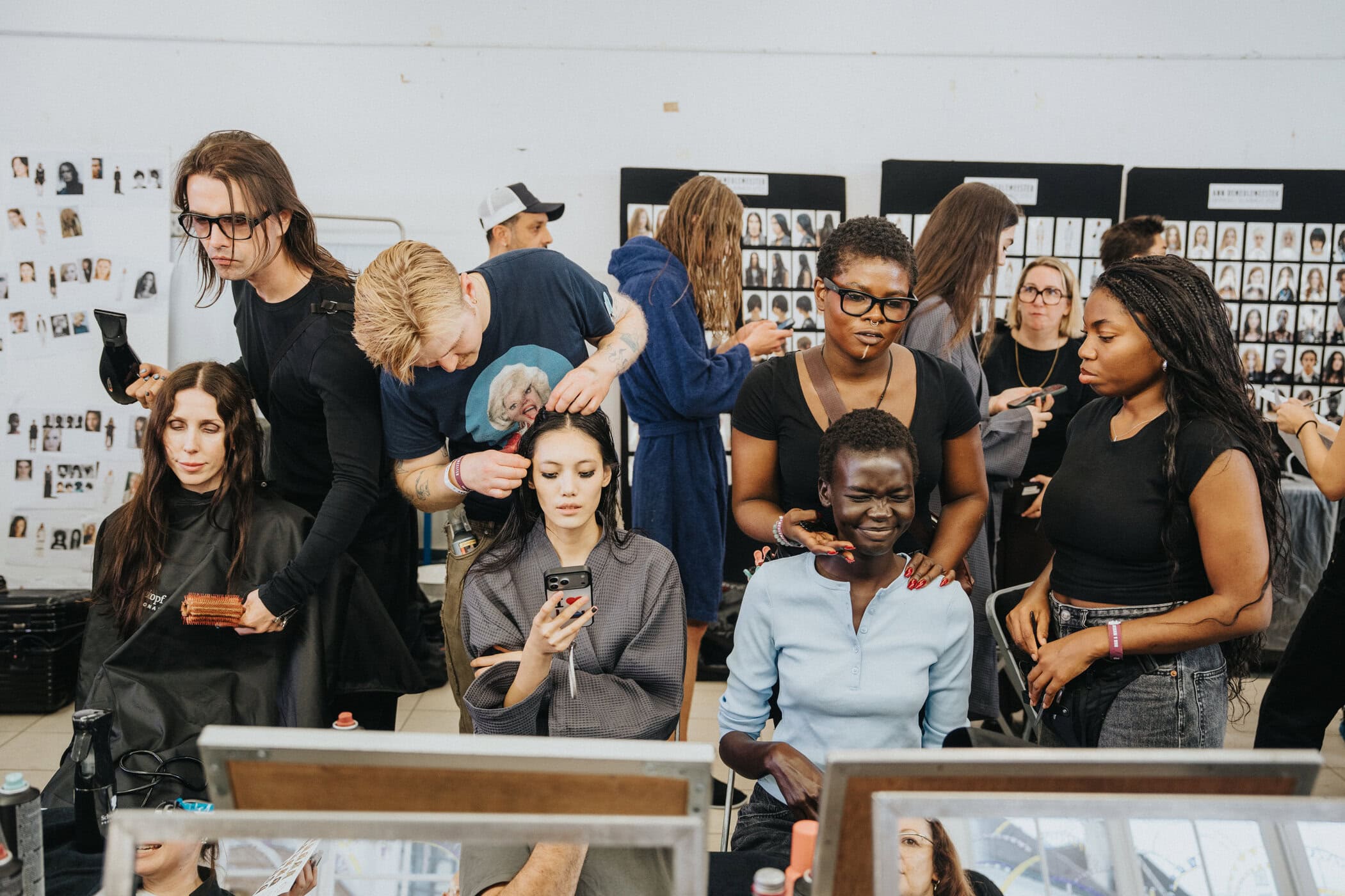 Ann Demeulemeester Spring 2027 Fashion Show Backstage