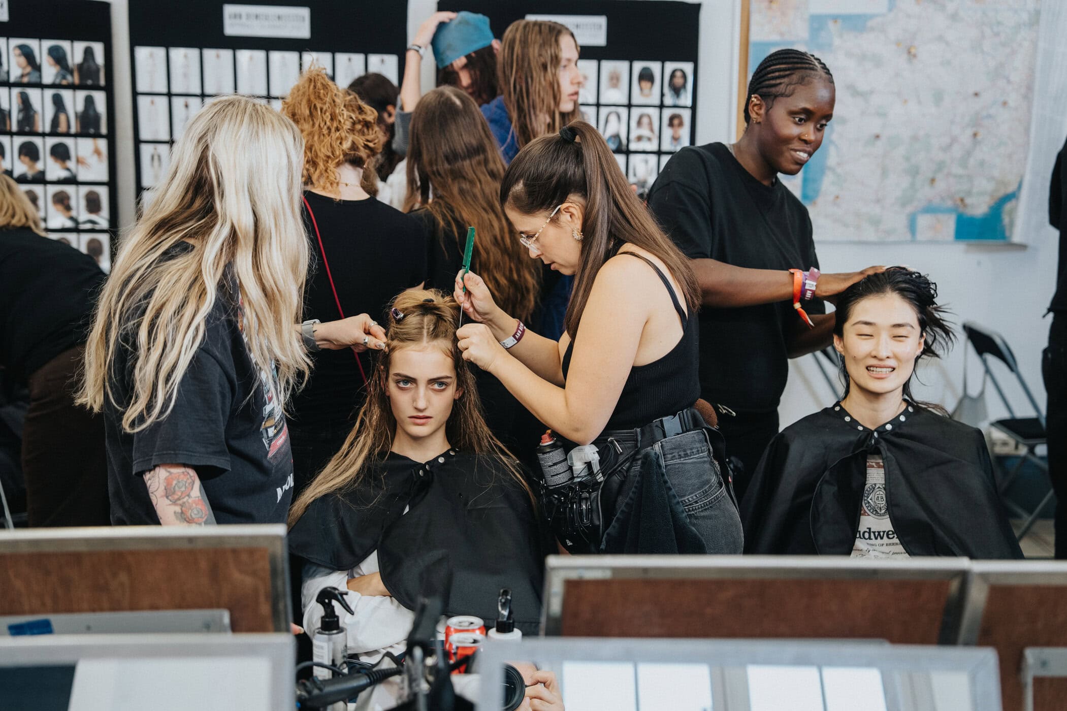 Ann Demeulemeester Spring 2027 Fashion Show Backstage
