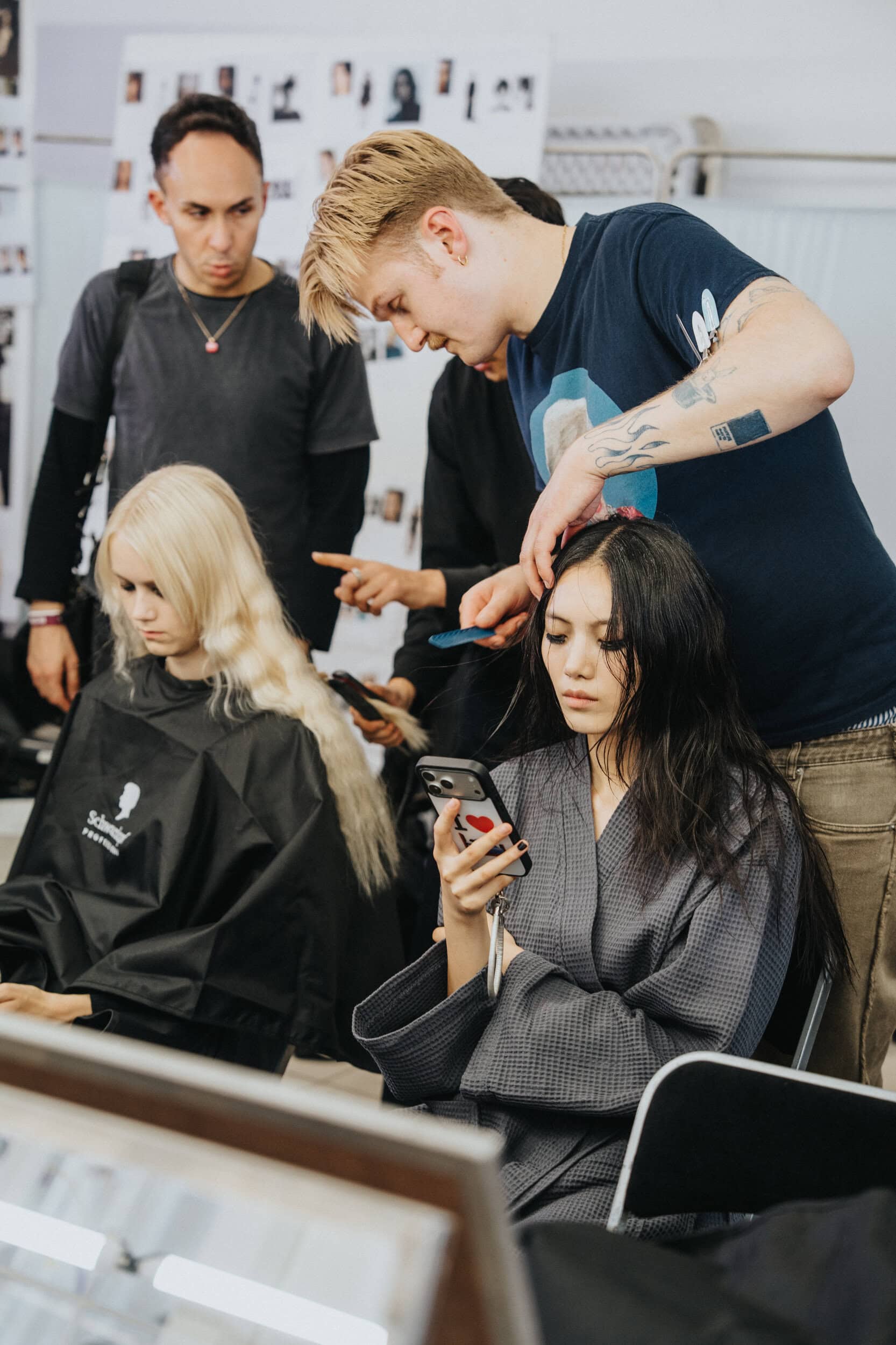 Ann Demeulemeester Spring 2027 Fashion Show Backstage