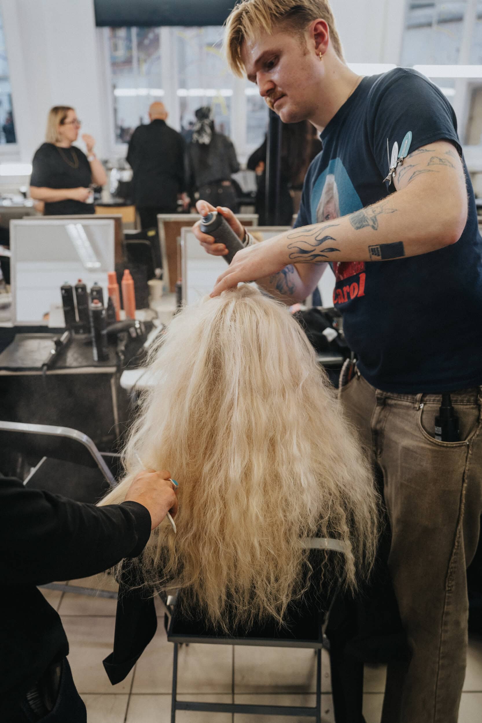 Ann Demeulemeester Spring 2027 Fashion Show Backstage