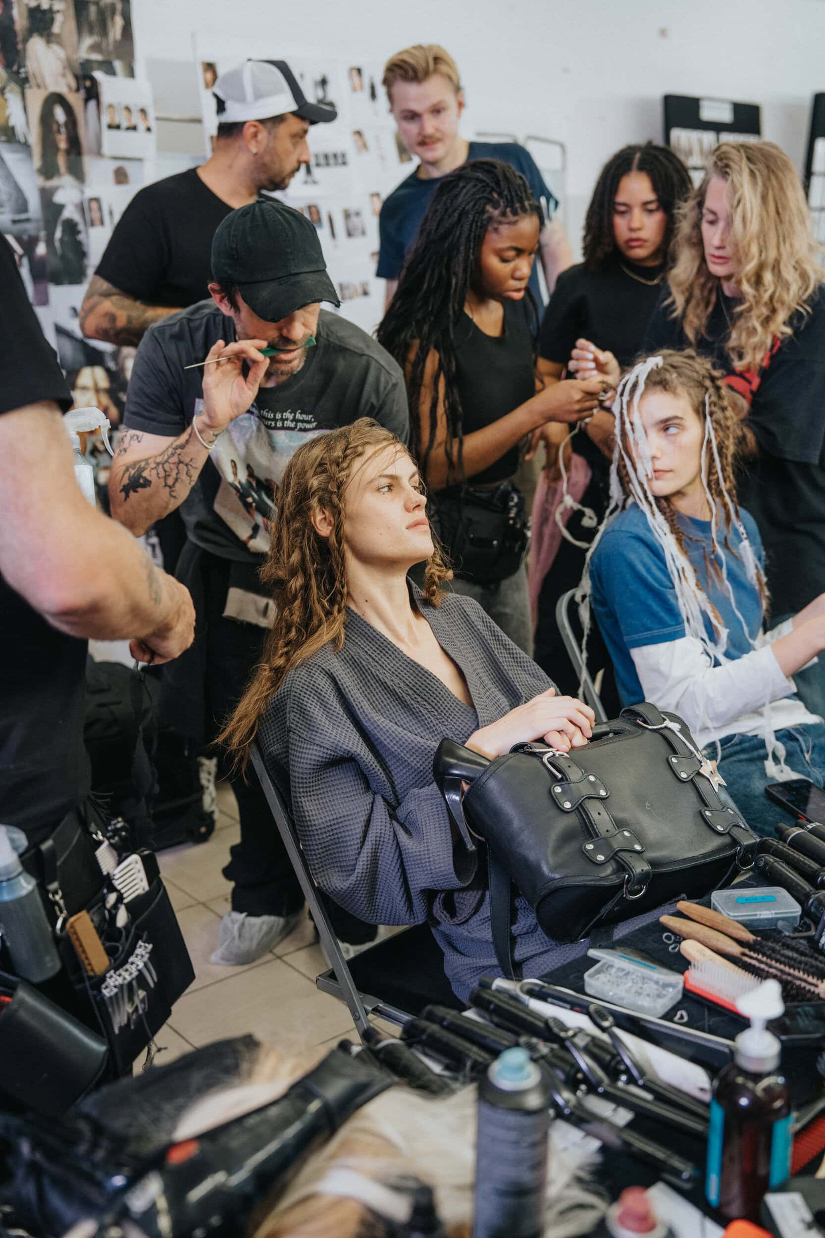 Ann Demeulemeester Spring 2027 Fashion Show Backstage