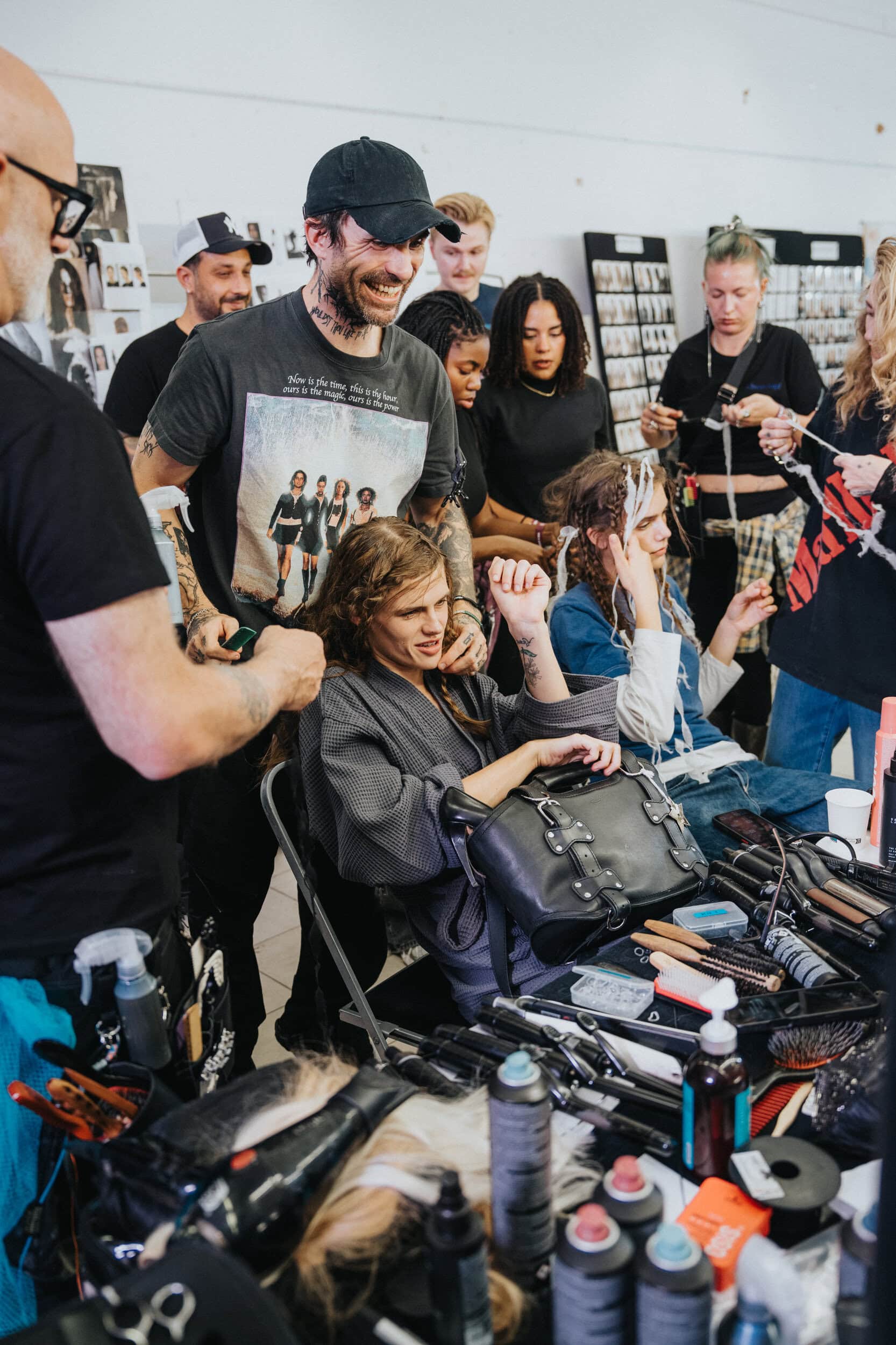 Ann Demeulemeester Spring 2027 Fashion Show Backstage