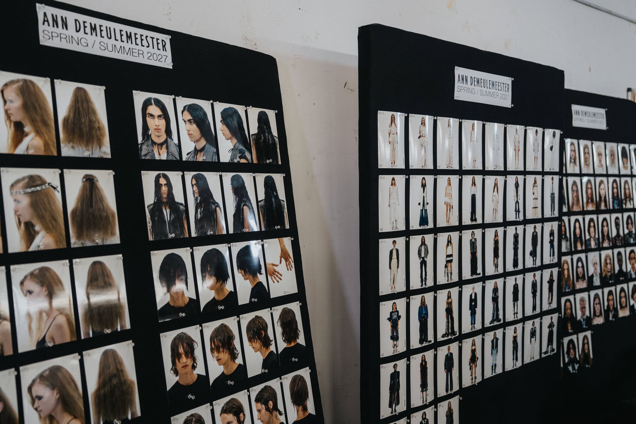 Ann Demeulemeester Spring 2027 Fashion Show Backstage