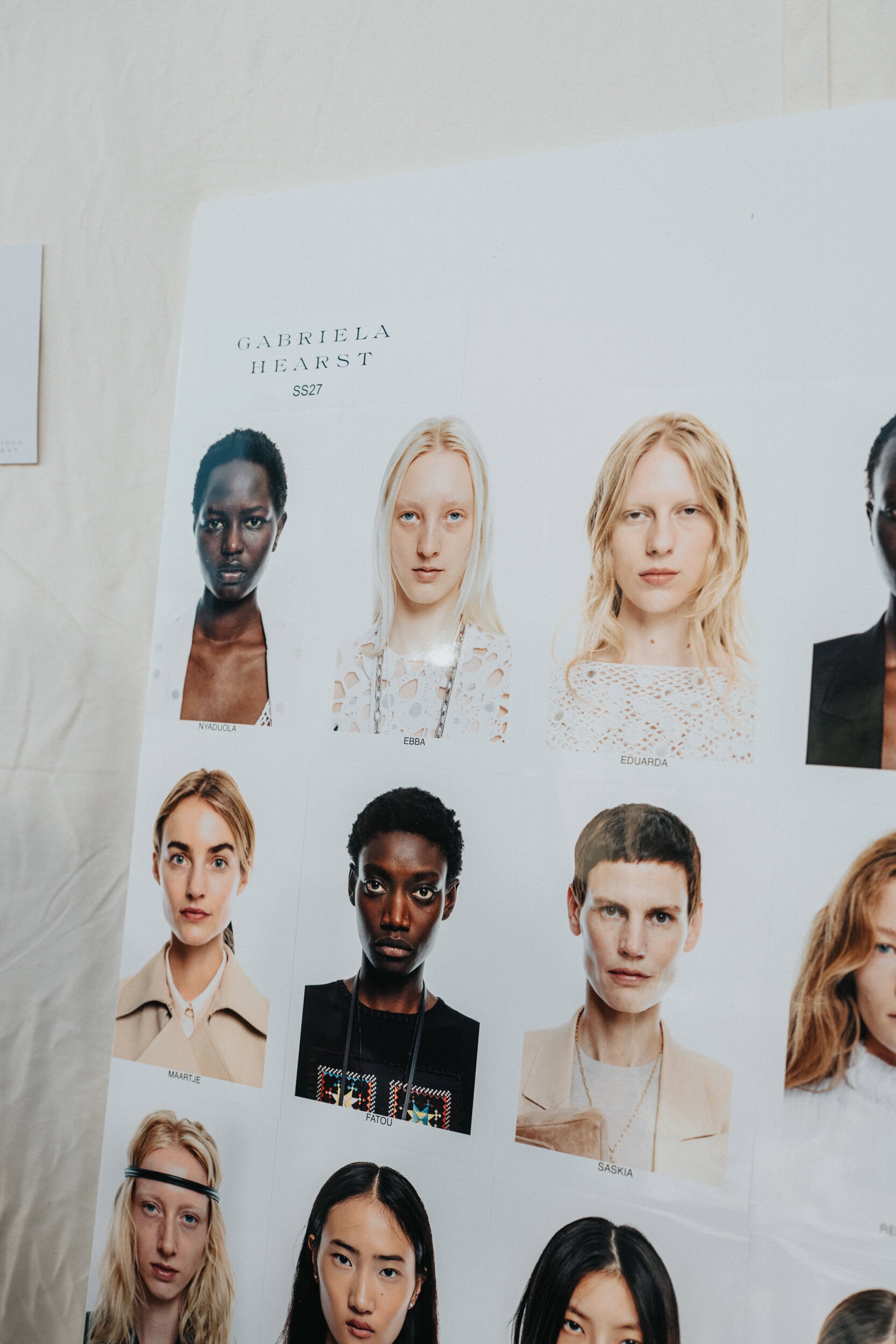 Gabriela Hearst Spring 2027 Fashion Show Backstage
