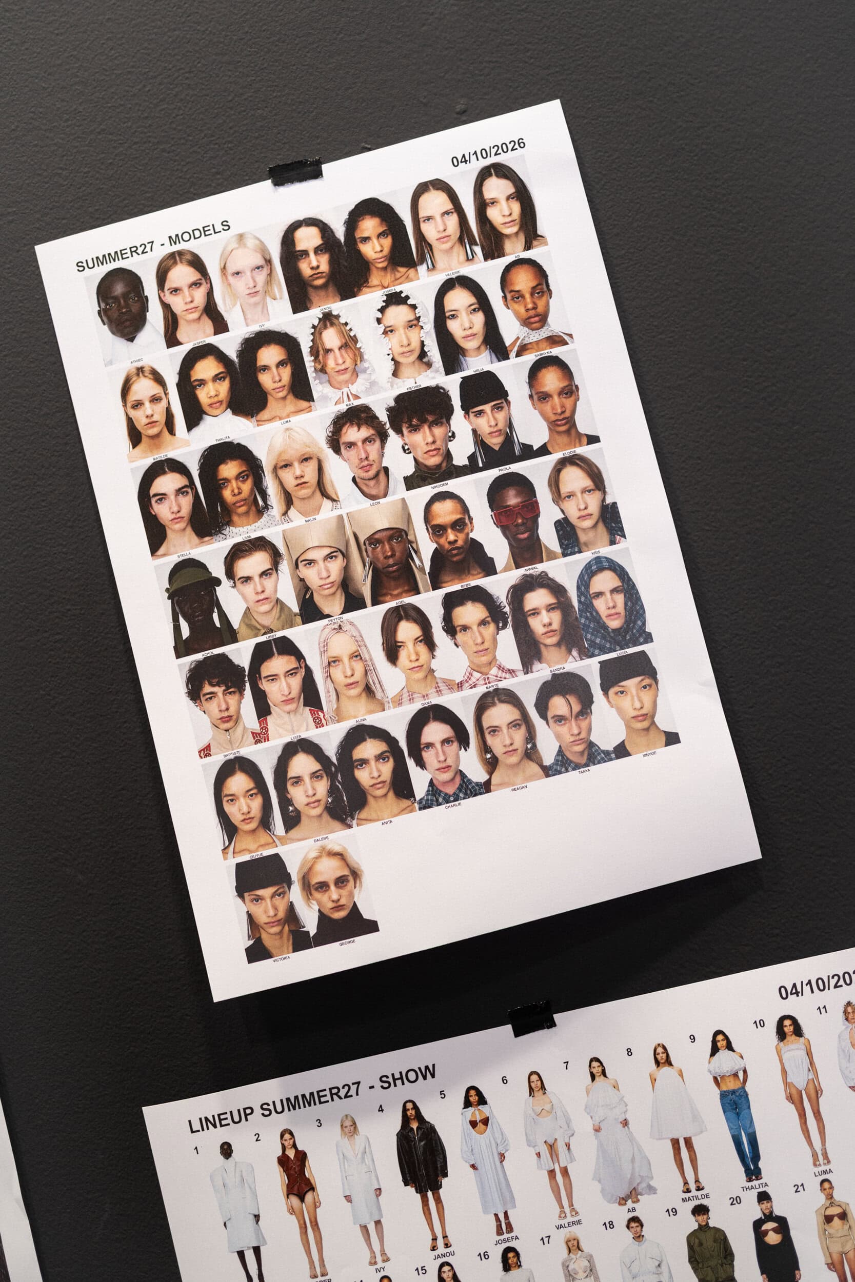 Jean Paul Gaultier Spring 2027 Fashion Show Backstage