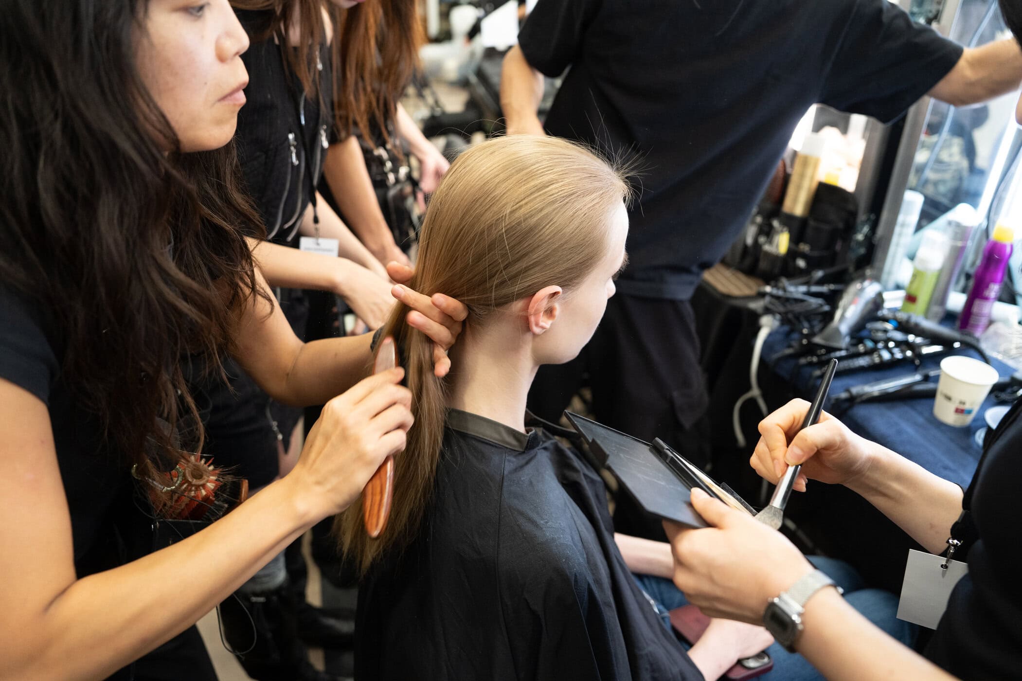 Kiko Kostadinov Spring 2027 Fashion Show Backstage