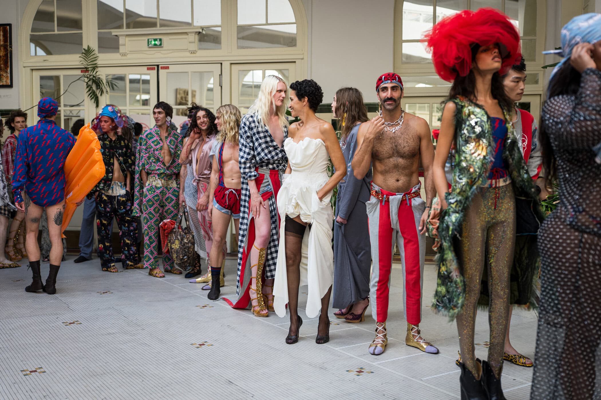 Andreas Kronthaler For Vivienne Westwood Spring 2027 Fashion Show Backstage