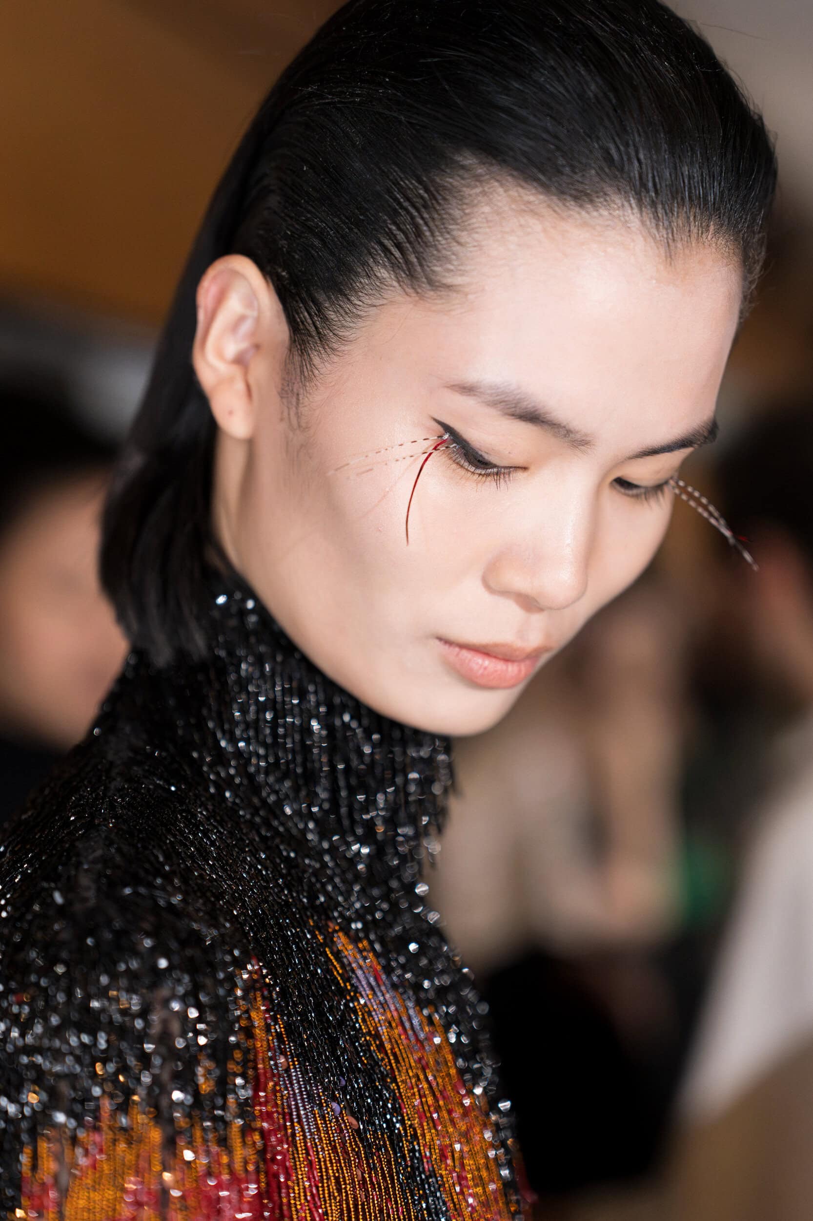 Mugler Spring 2027 Fashion Show Backstage