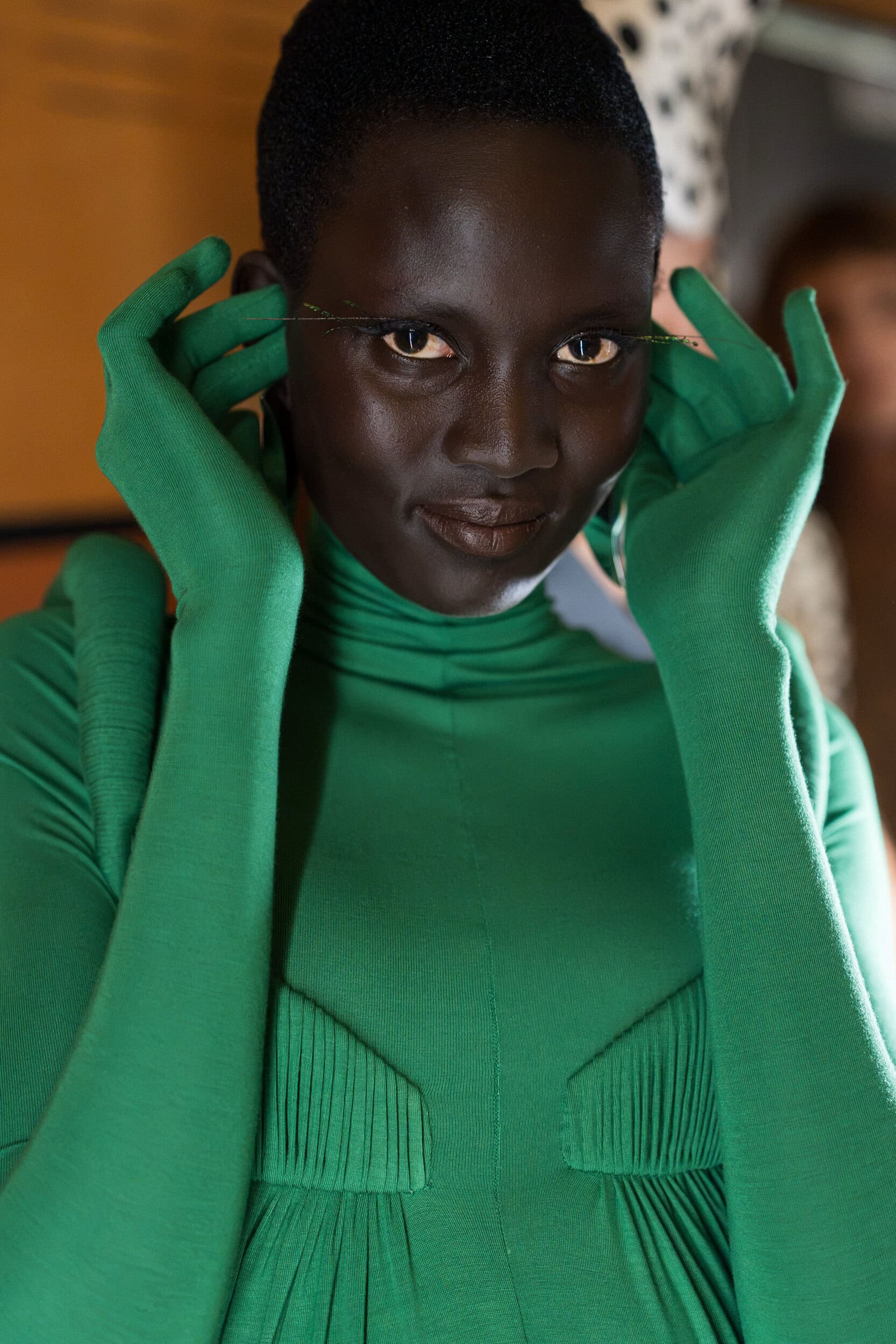 Mugler Spring 2027 Fashion Show Backstage