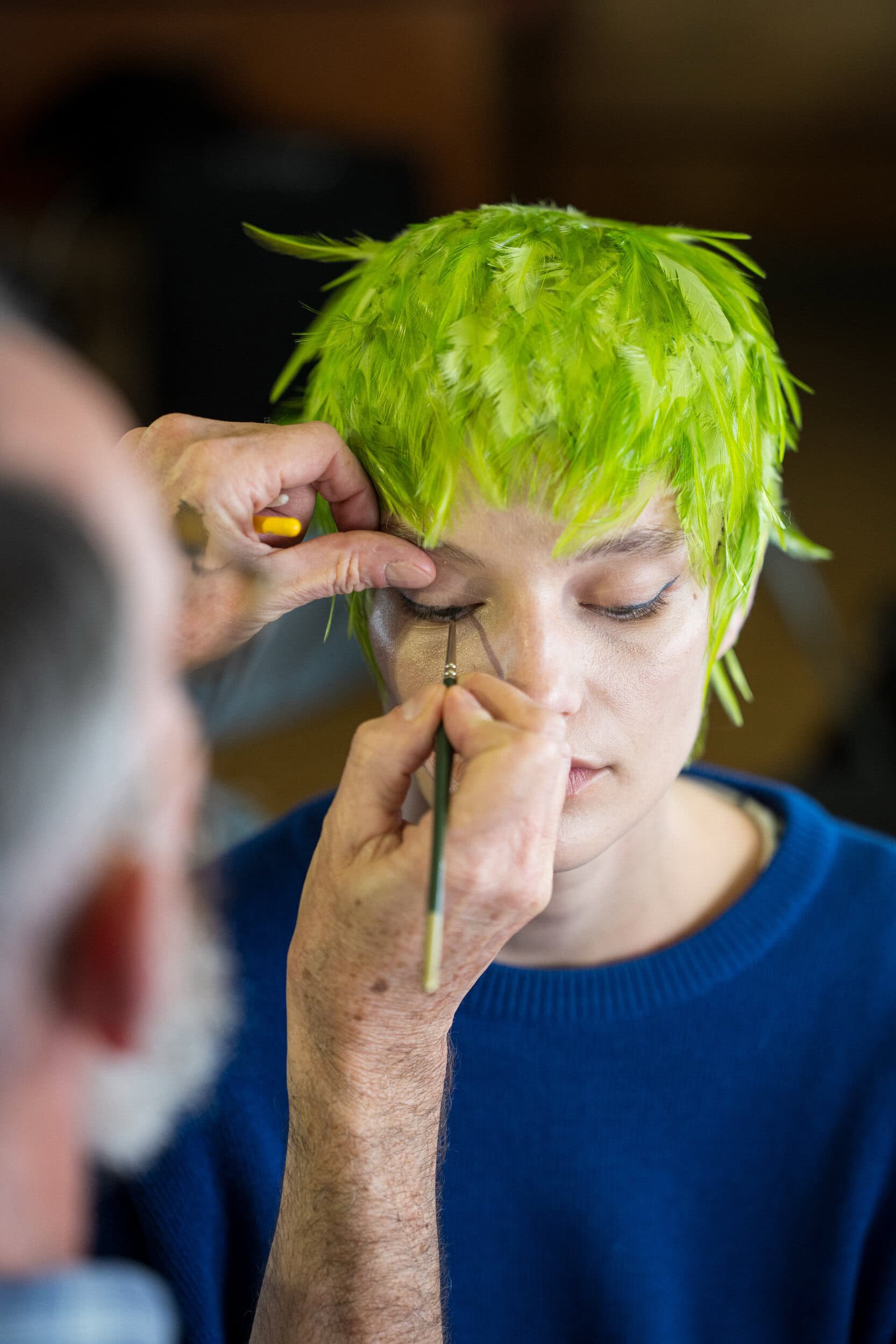 Mugler Spring 2027 Fashion Show Backstage