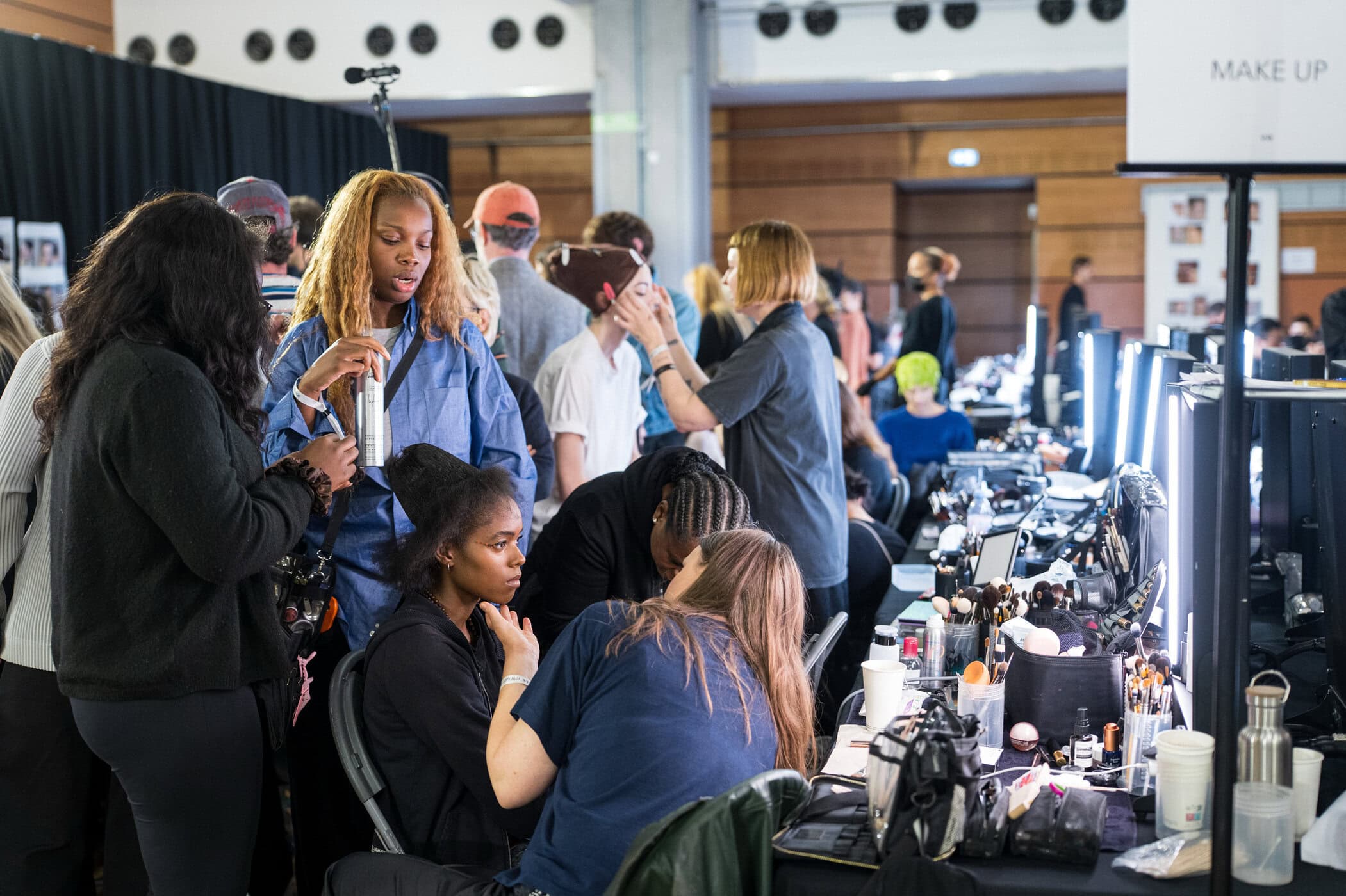 Mugler Spring 2027 Fashion Show Backstage
