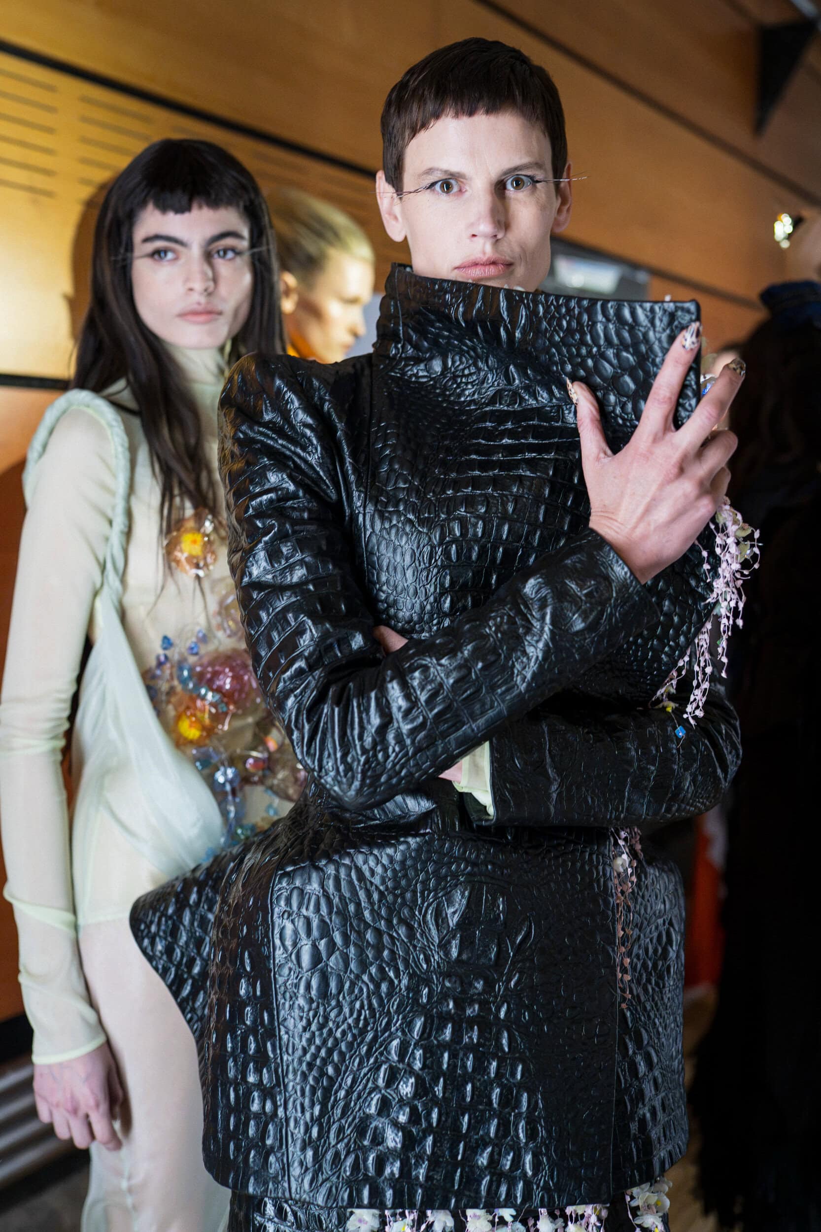 Mugler Spring 2027 Fashion Show Backstage