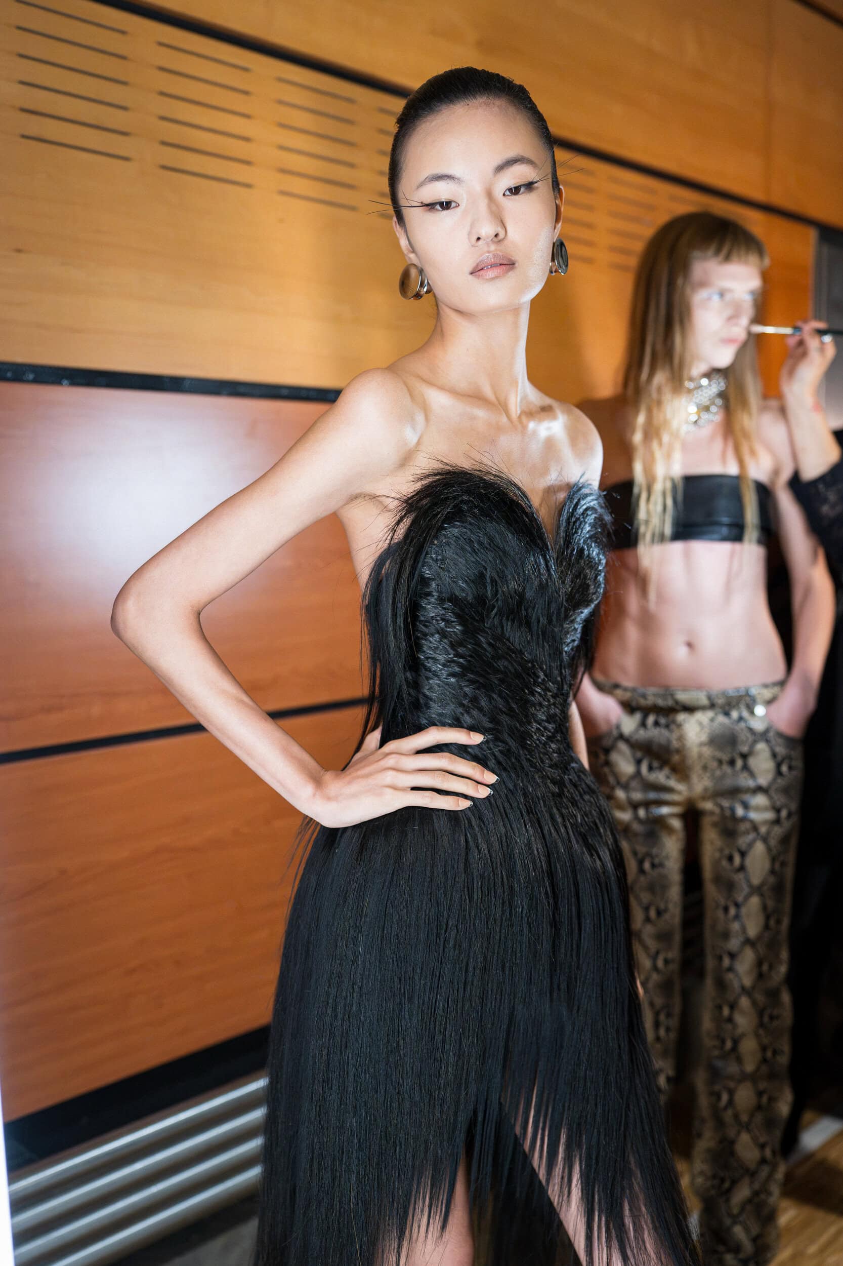 Mugler Spring 2027 Fashion Show Backstage
