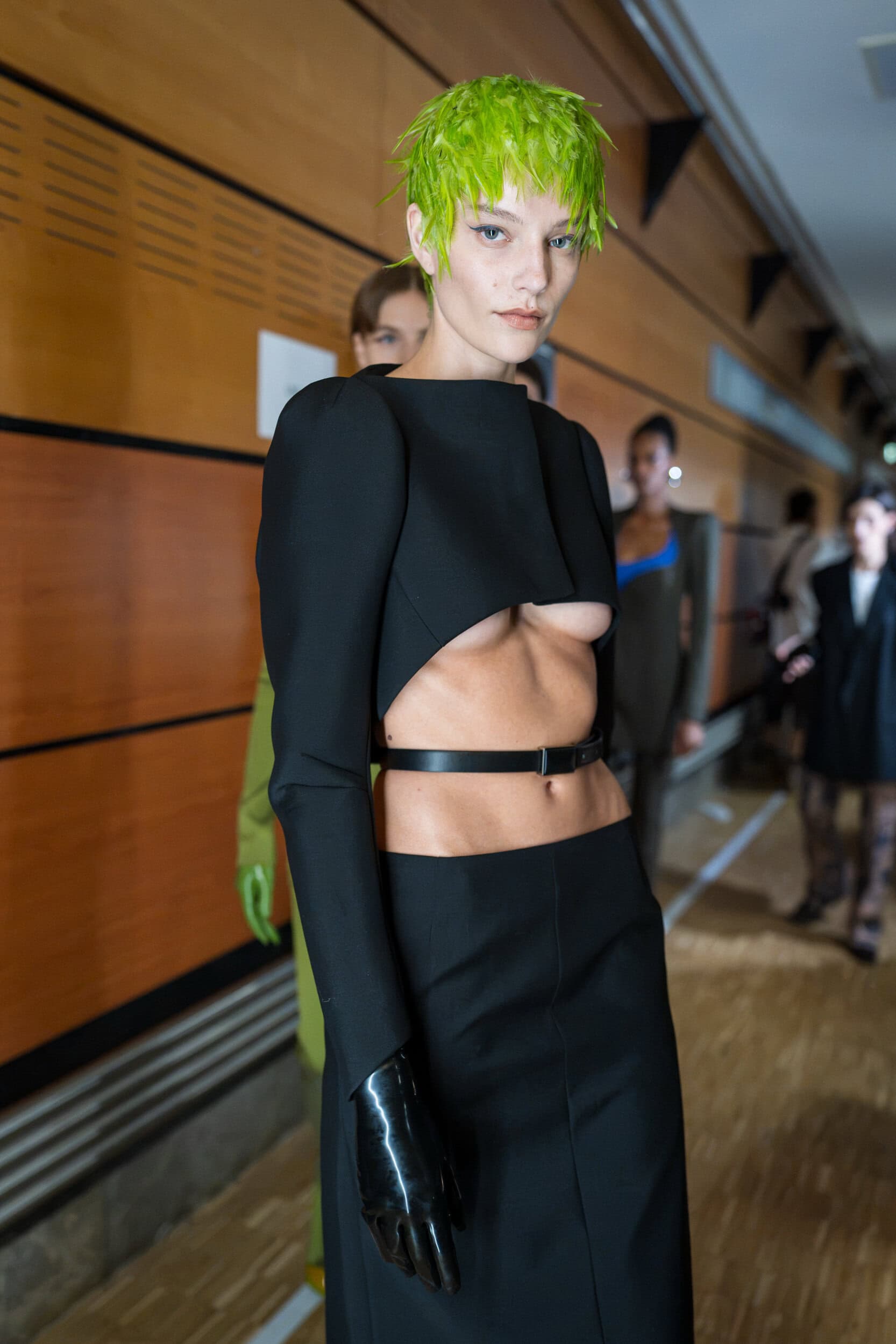 Mugler Spring 2027 Fashion Show Backstage